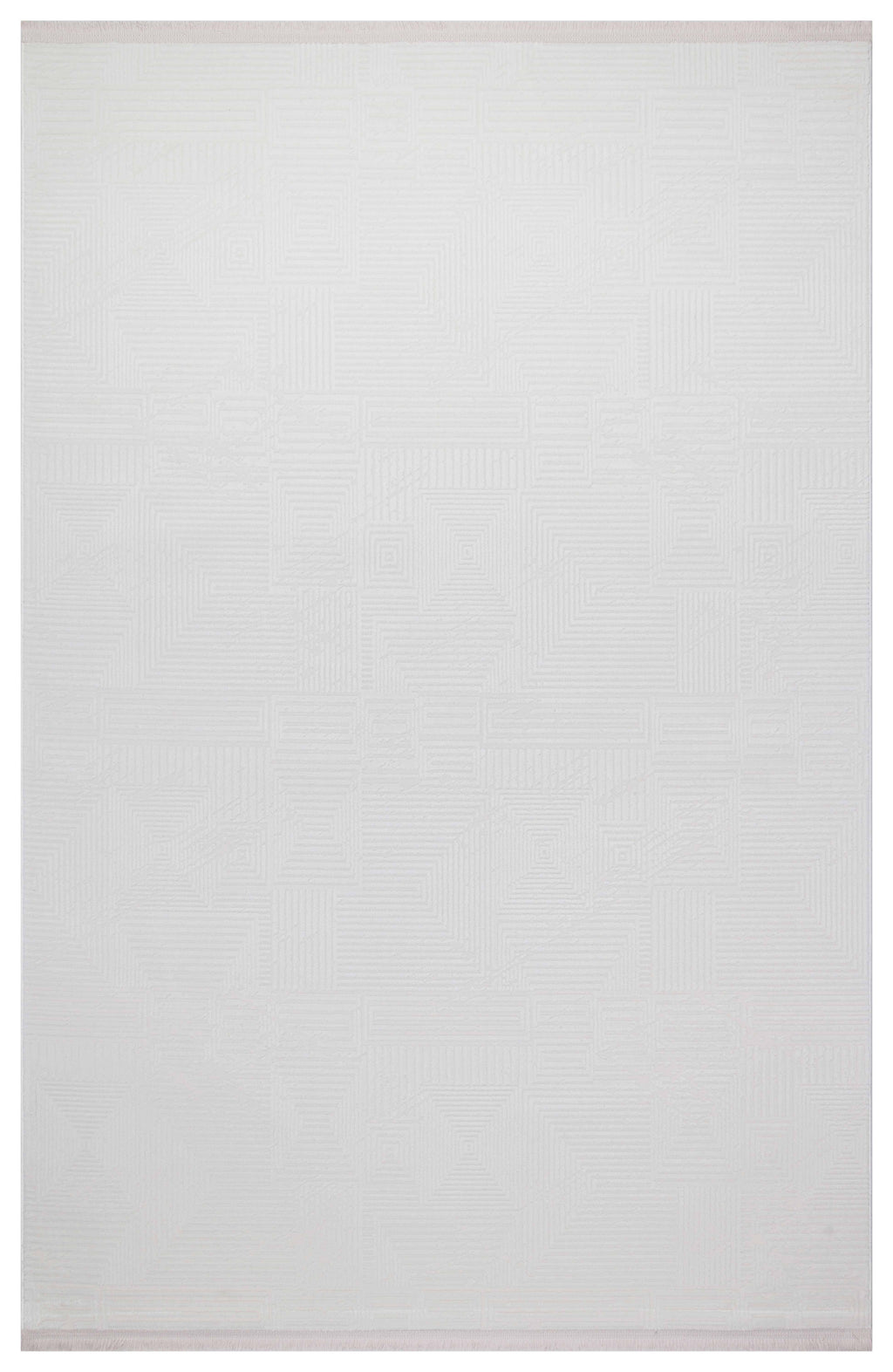İCON T-OS02 KREM Modern Geometrik Desenli Salon Koridor Mutfak Halısı
