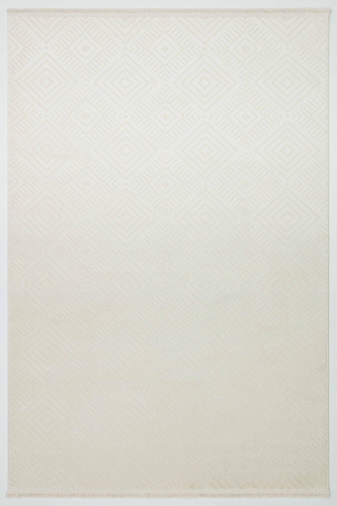 MİLANO G62-KREM Modern Geometrik Desenli Yumuşak Salon Koridor Mutfak Makine Dokuma Halısı