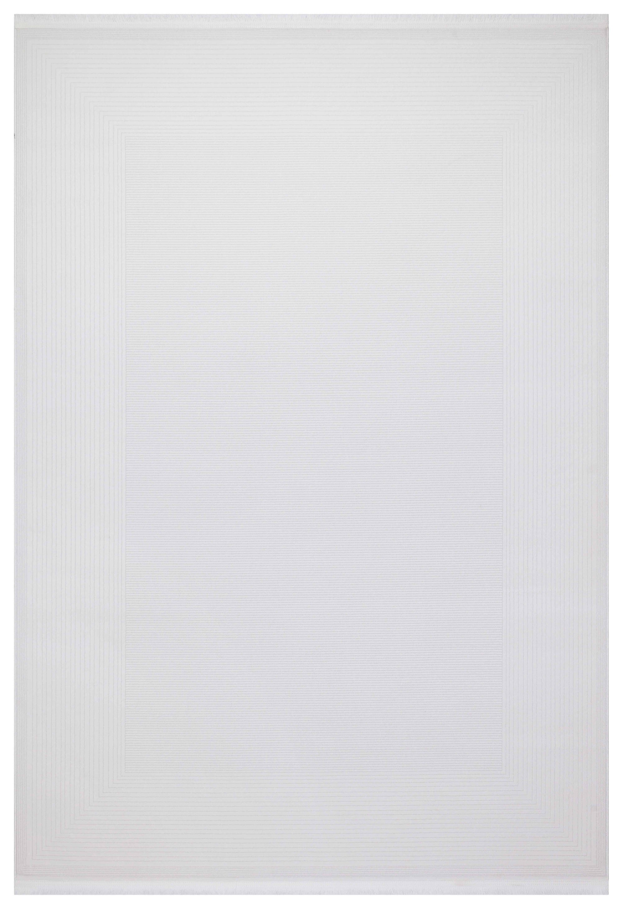 İCON T-RA01 KREM Modern Geometrik Desenli Salon Koridor Mutfak Halısı