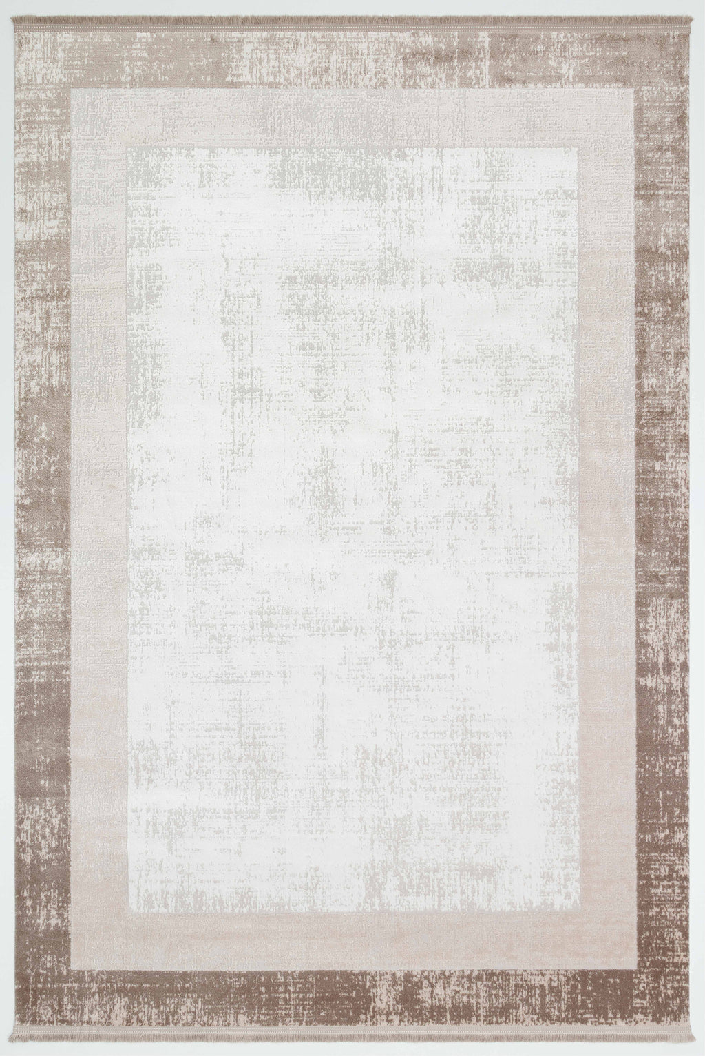 VERONA-50T-BEJ/KREM Yumuşak Sık Pamuk Dokuma Taban Salon Koridor Mutfak Halısı