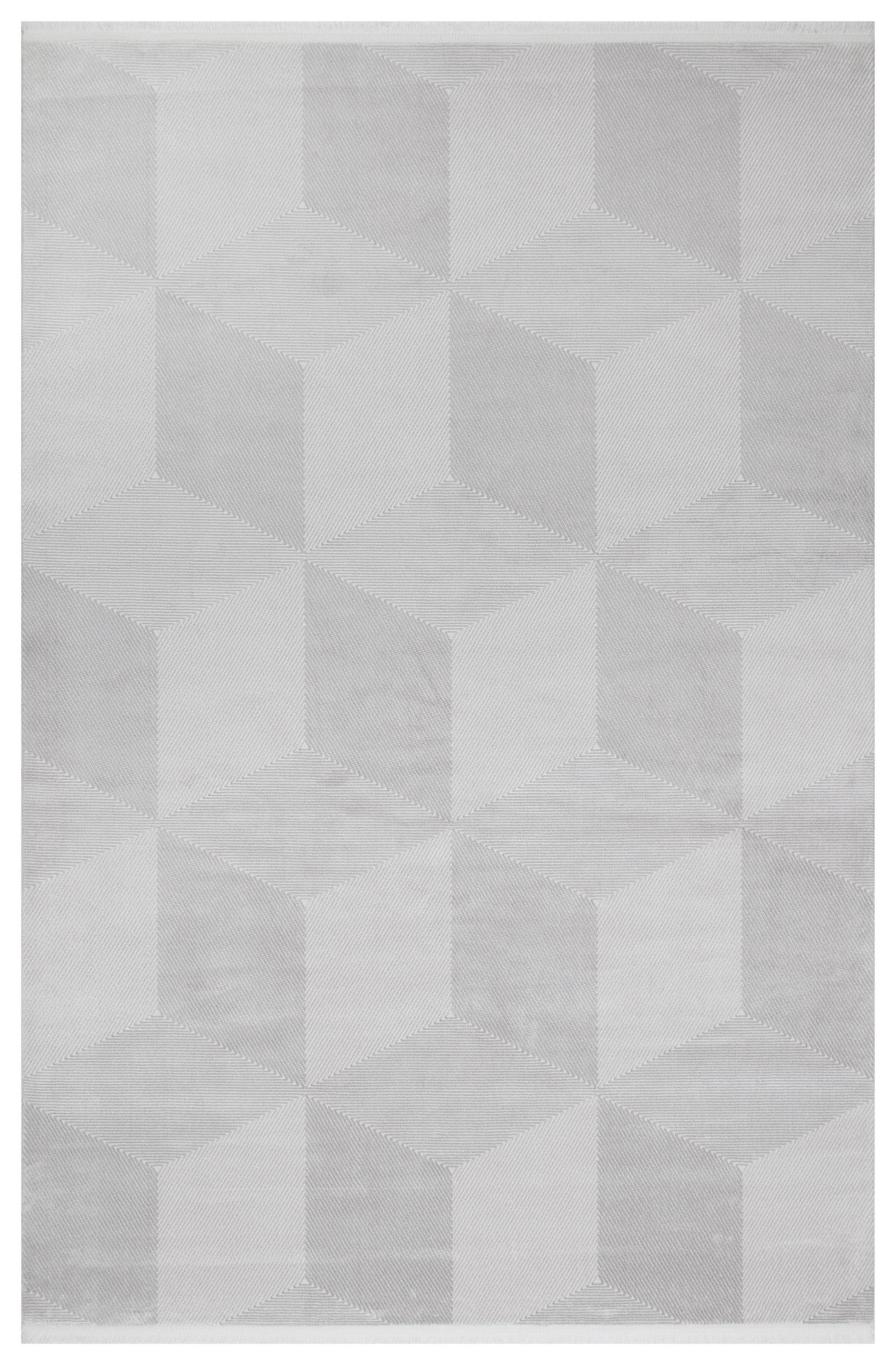 PRATO T-PR01 GRİ Akrilik Viskon Sık Dokuma Salon Koridor Mutfak Halısı