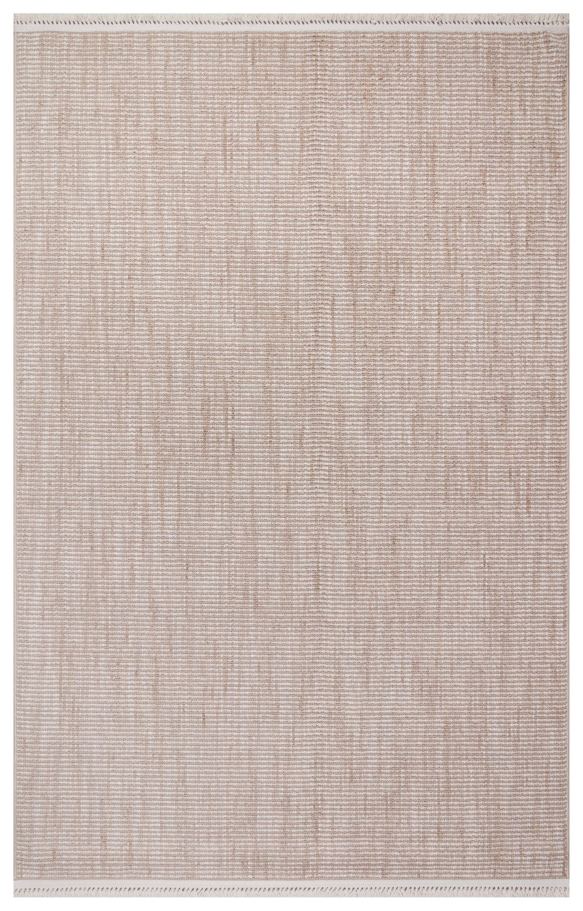 MODENA T-MO02 BEJ  Sık Bukle Dokuma Yumuşak Salon Koridor Mutfak Halısı