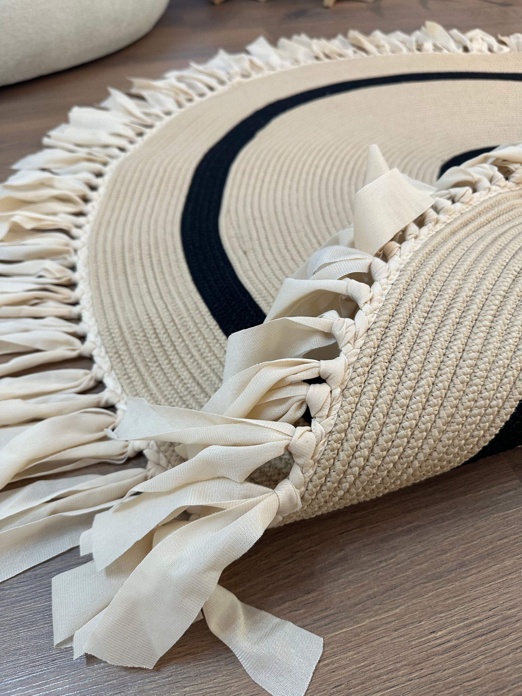 JÜT-999 Elde Dokuma Doğal Jüt Hasır Halı