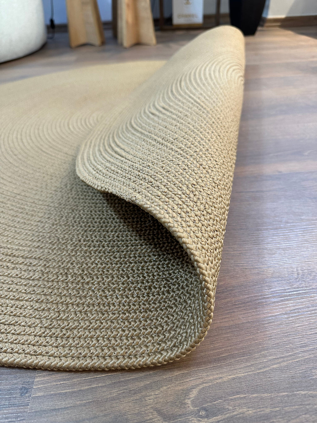 JÜT-RV305 Elde Dokuma Doğal Jüt Hasır Halı