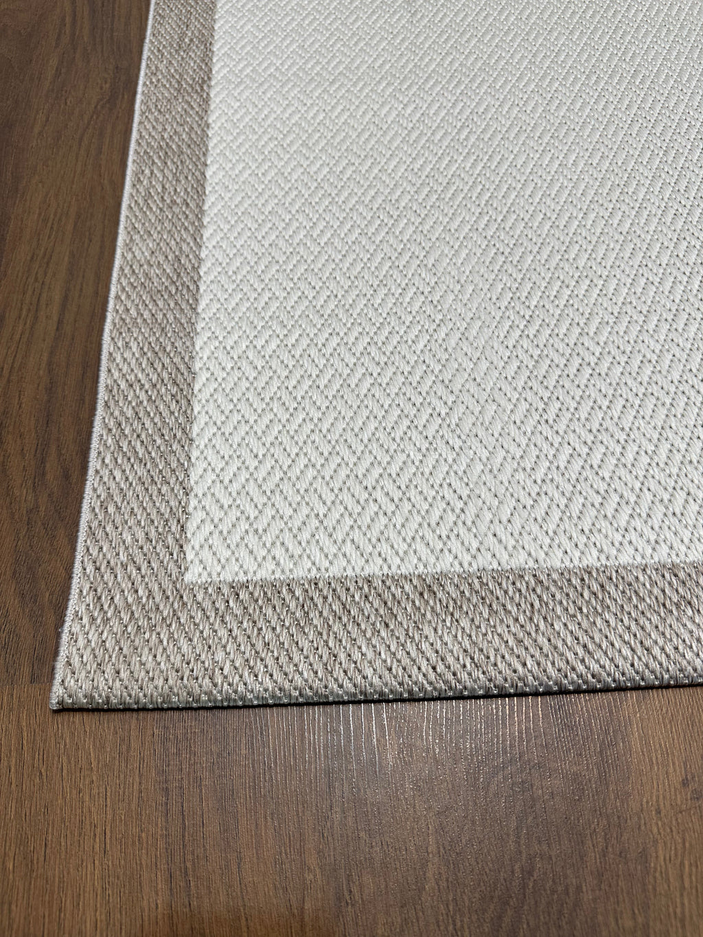 SİSAL-C01619 KREM Jüt Hasır Dokulu Doğal Salon Mutfak Koridor Balkon Halısı