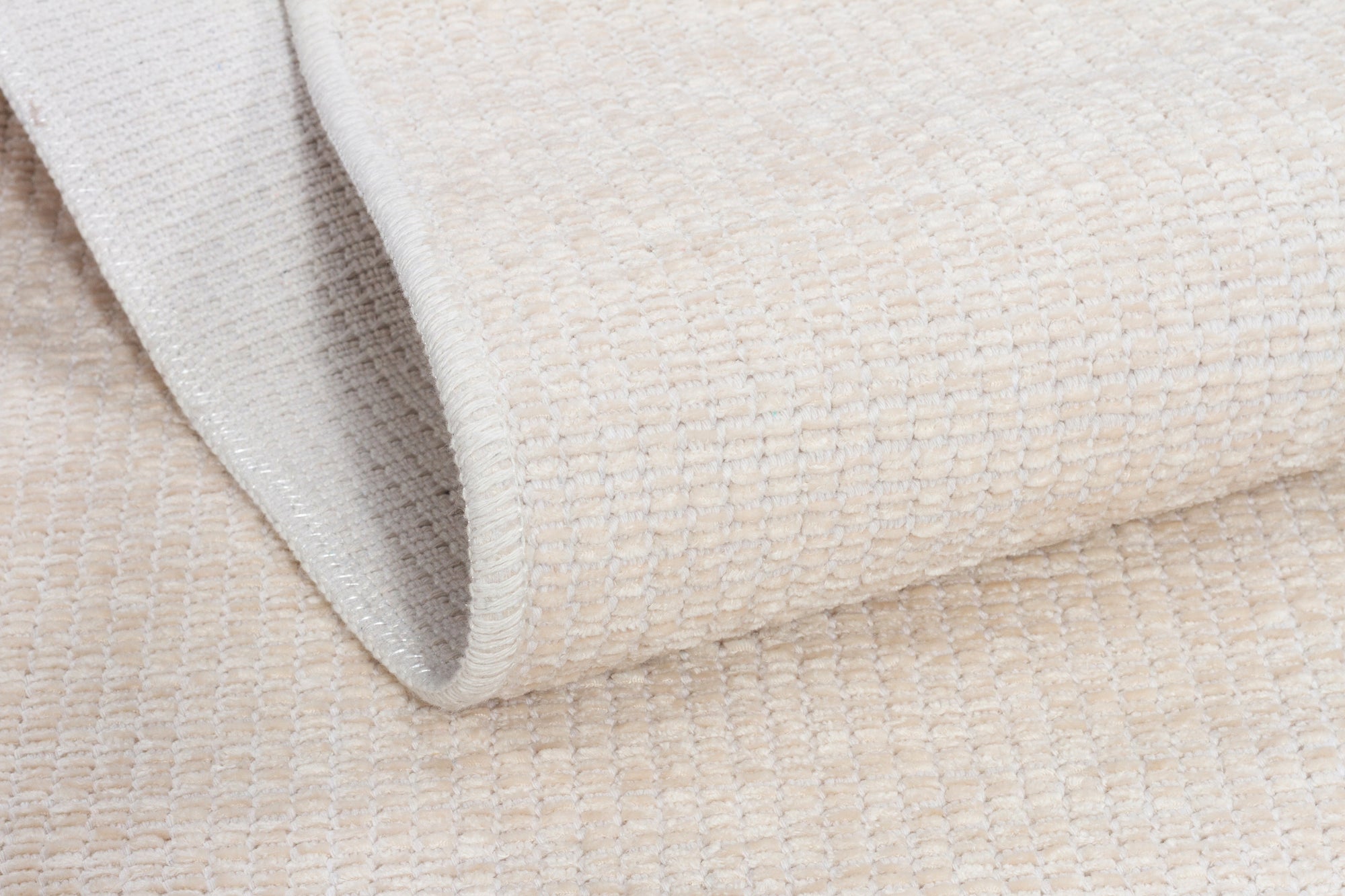 ŞÖNİL PANDORA - KREM Makinede Yıkanabilir Modern Sade Salon Koridor Mutfak Şönil Dokuma Halı