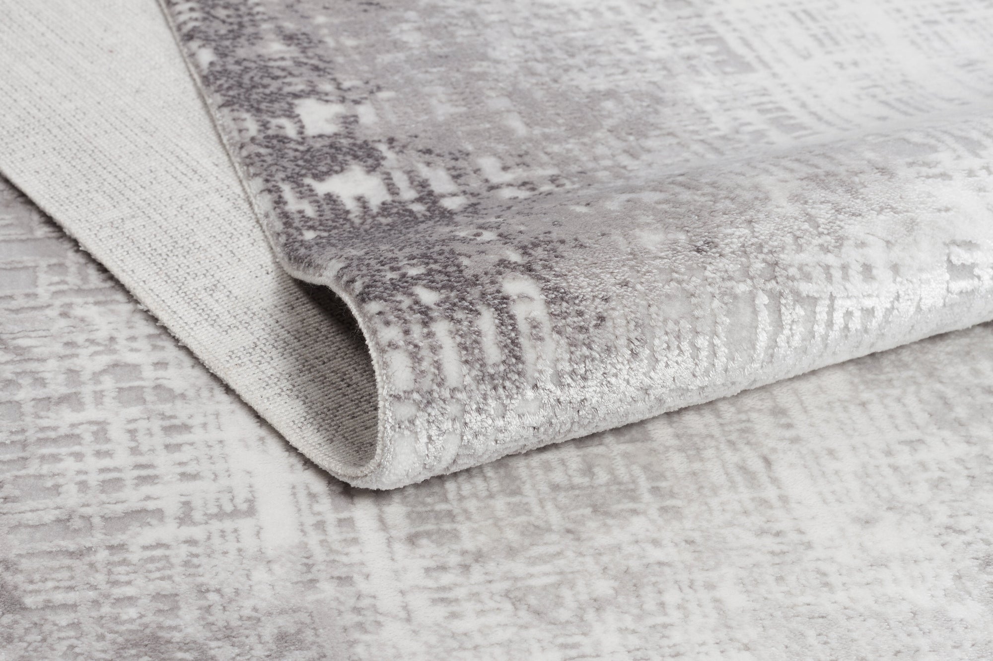 PRATO T-PR06 GRİ Akrilik Viskon Sık Dokuma Salon Koridor Mutfak Halısı