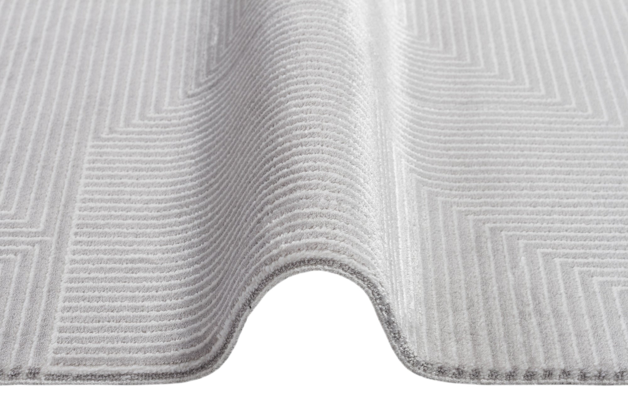 PRATO T-PR04 GRİ Akrilik Viskon Sık Dokuma Salon Koridor Mutfak Halısı