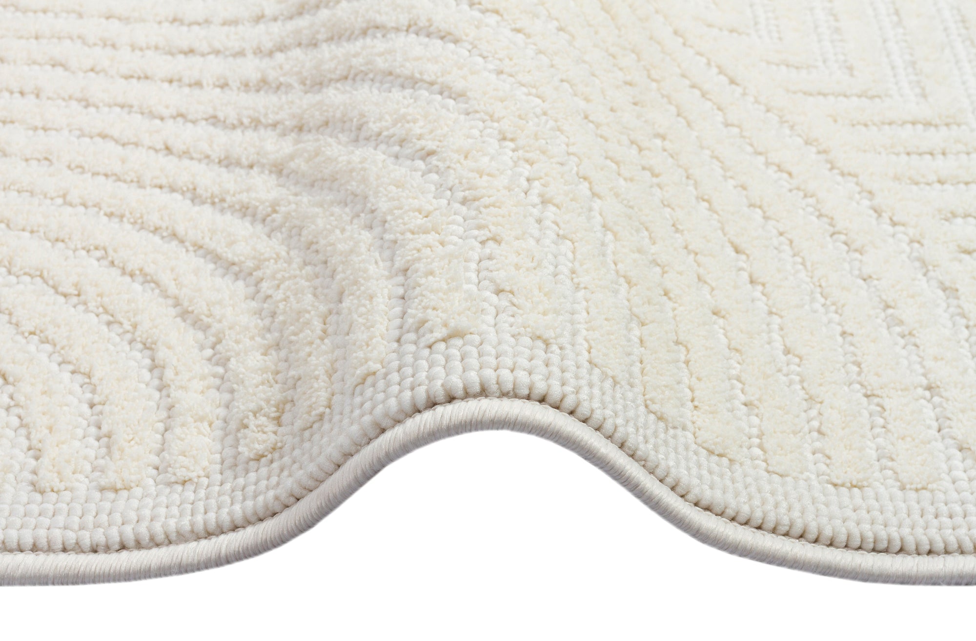 İCON T-LP04 KREM Modern Geometrik Desenli Salon Koridor Mutfak Halısı