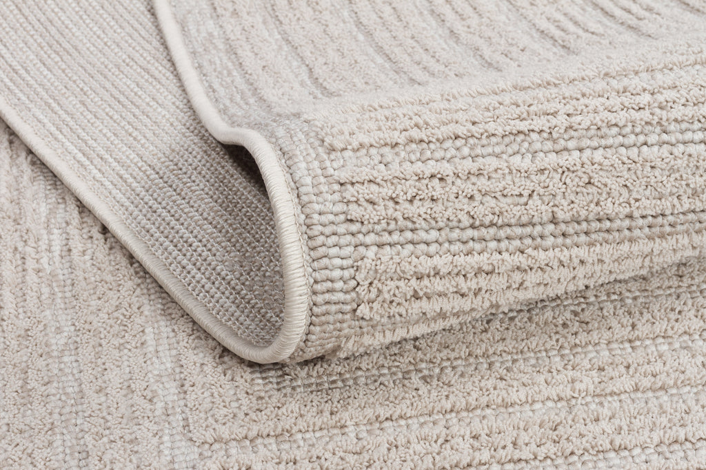 İCON T-LP06 BEJ Modern Geometrik Desenli Salon Koridor Mutfak Halısı