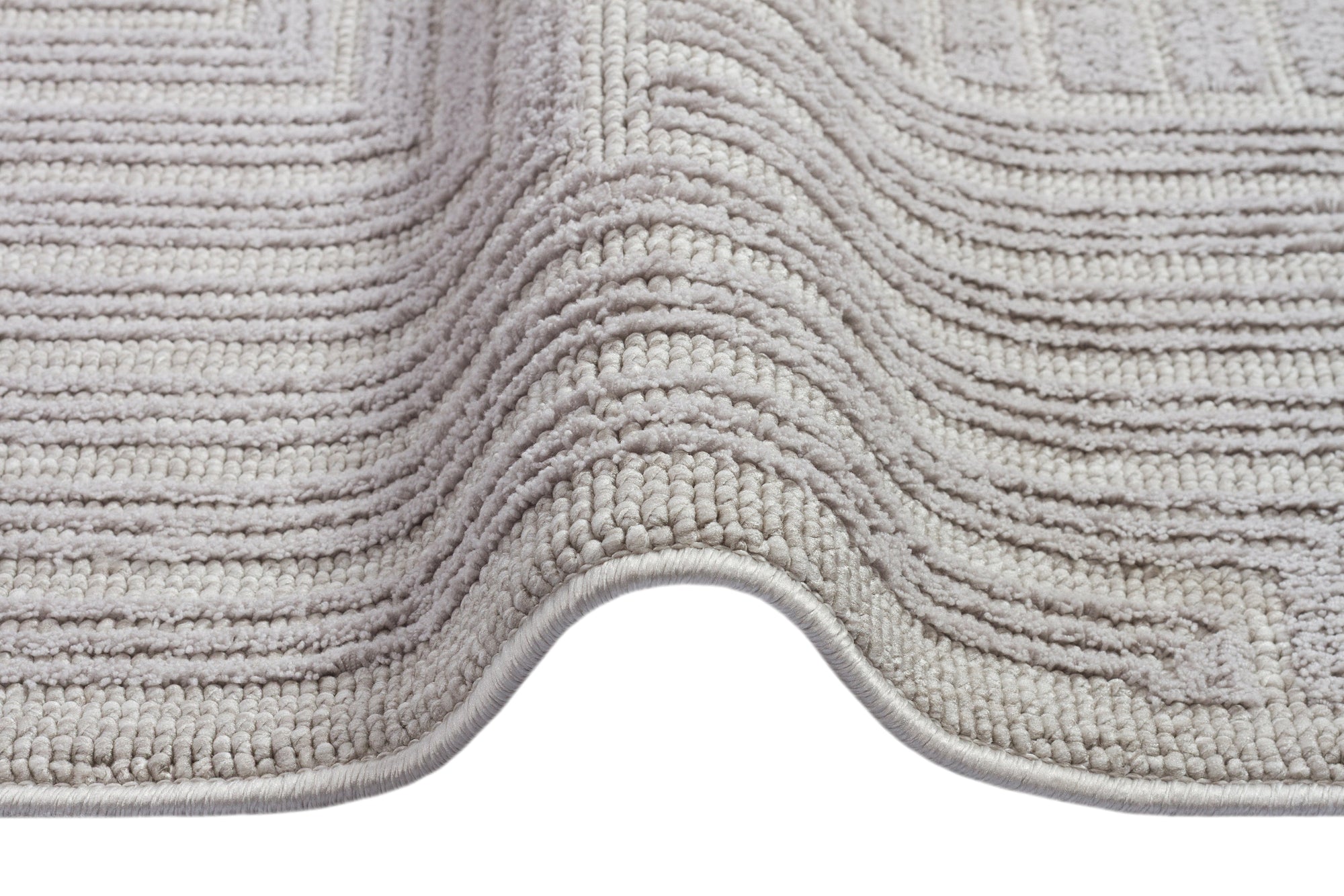 İCON T-LP05 GRİ Modern Geometrik Desenli Salon Koridor Mutfak Halısı