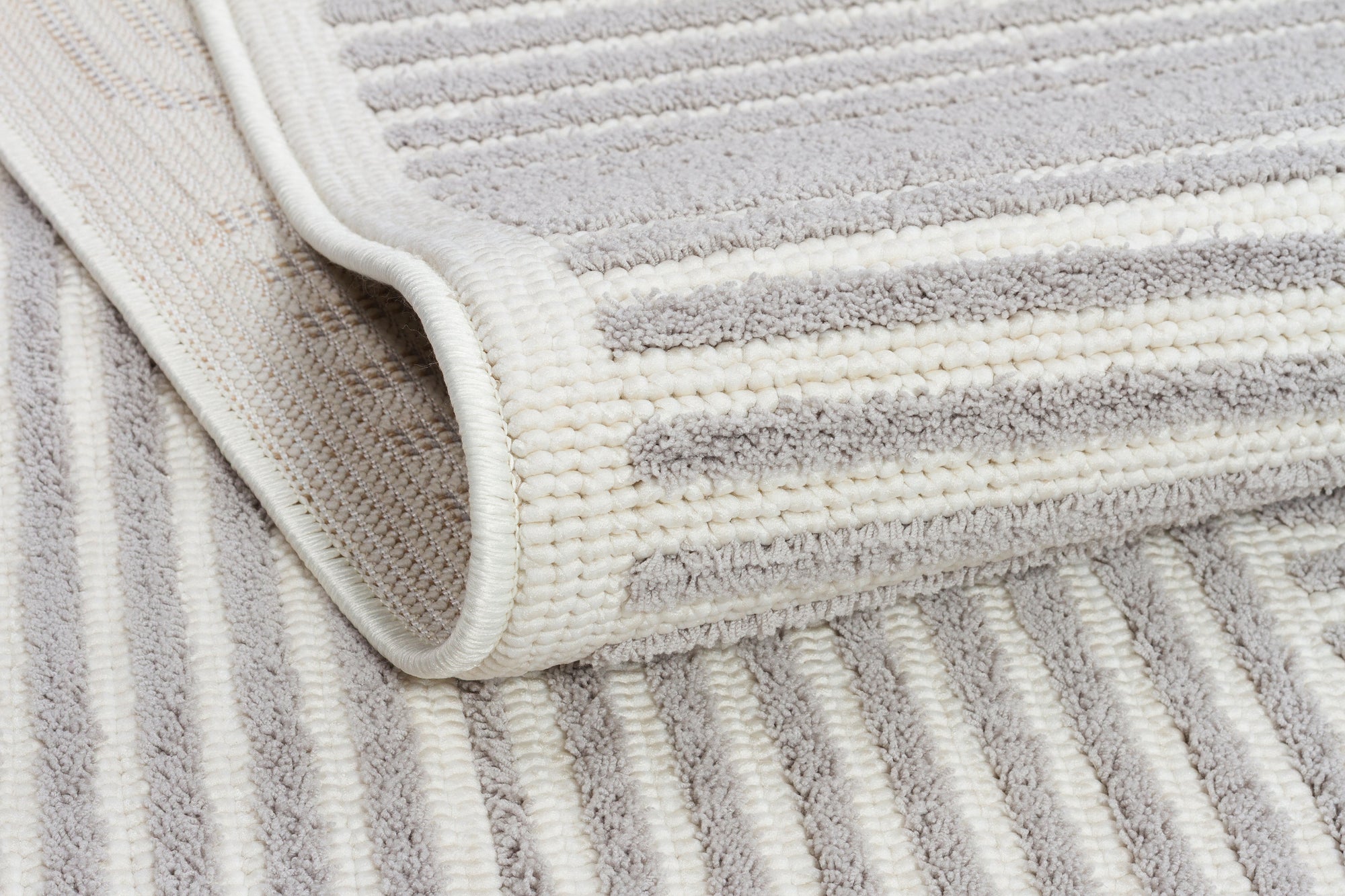 İCON T-LP02 KREM Modern Geometrik Desenli Salon Koridor Mutfak Halısı