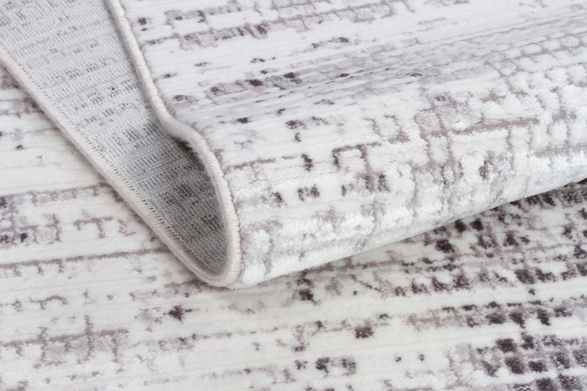 İCON T-OS05 KREM/GRİ Modern Geometrik Desenli Salon Koridor Mutfak Halısı