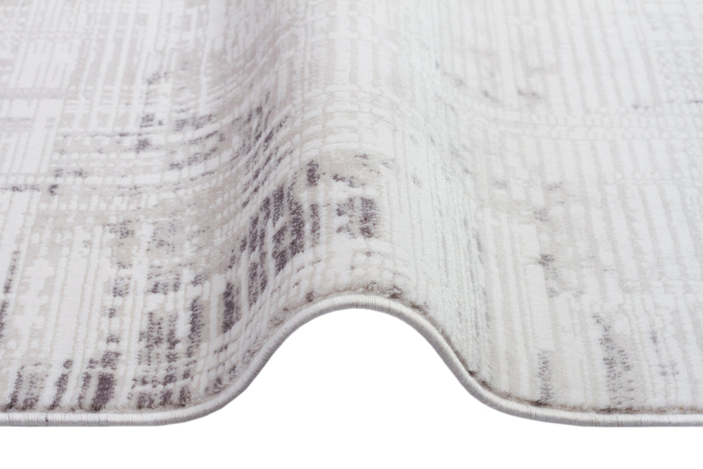 İCON T-RA09 GRİ Modern Geometrik Desenli Salon Koridor Mutfak Halısı