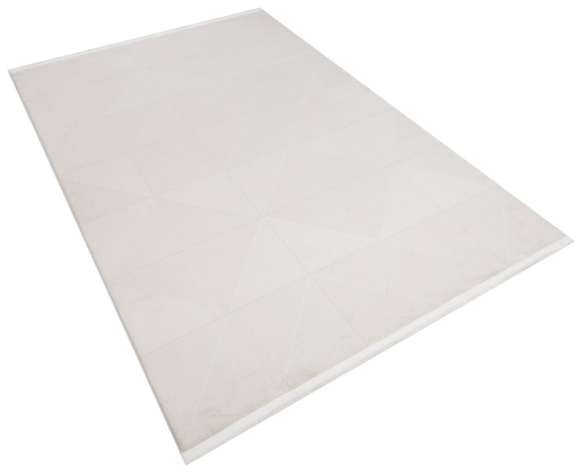 İCON T-MD03–KREM Modern Yumuşak Salon Koridor Mutfak Makine Dokuma Halısı