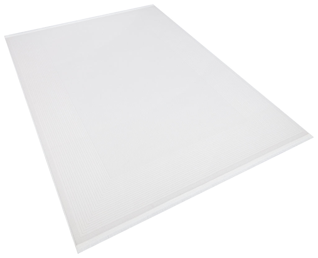 İCON T-RA01 KREM Modern Geometrik Desenli Salon Koridor Mutfak Halısı
