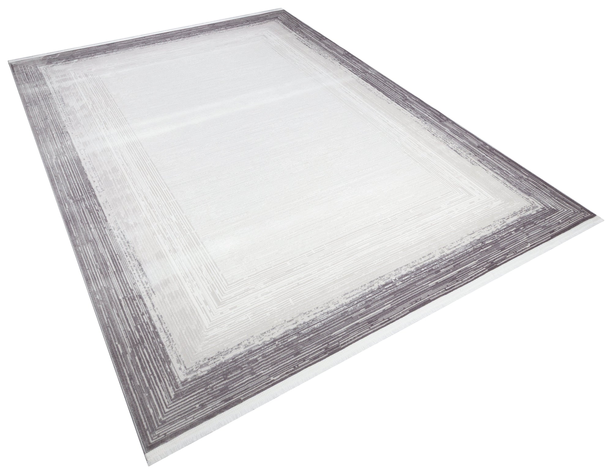 İCON T-RA03 GRİ Modern Geometrik Desenli Salon Koridor Mutfak Halısı