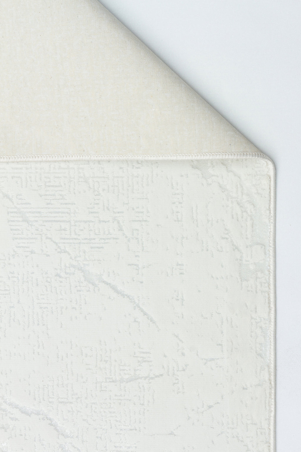 LOTUS C23-KREM Sentetik Bambu Parlak Saten Salon Koridor Mutfak Halısı-004