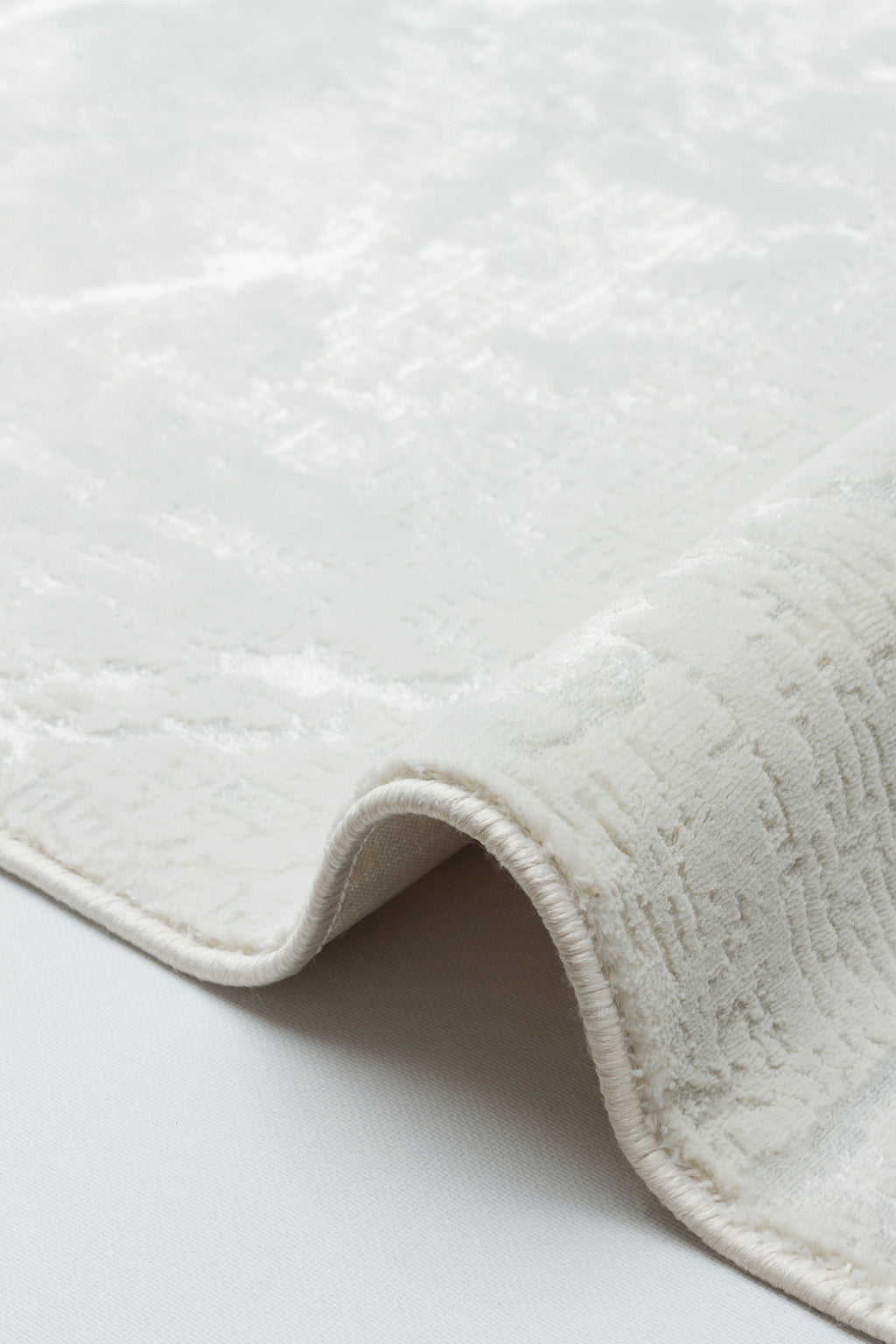 LOTUS C23-KREM Sentetik Bambu Parlak Saten Salon Koridor Mutfak Halısı-004