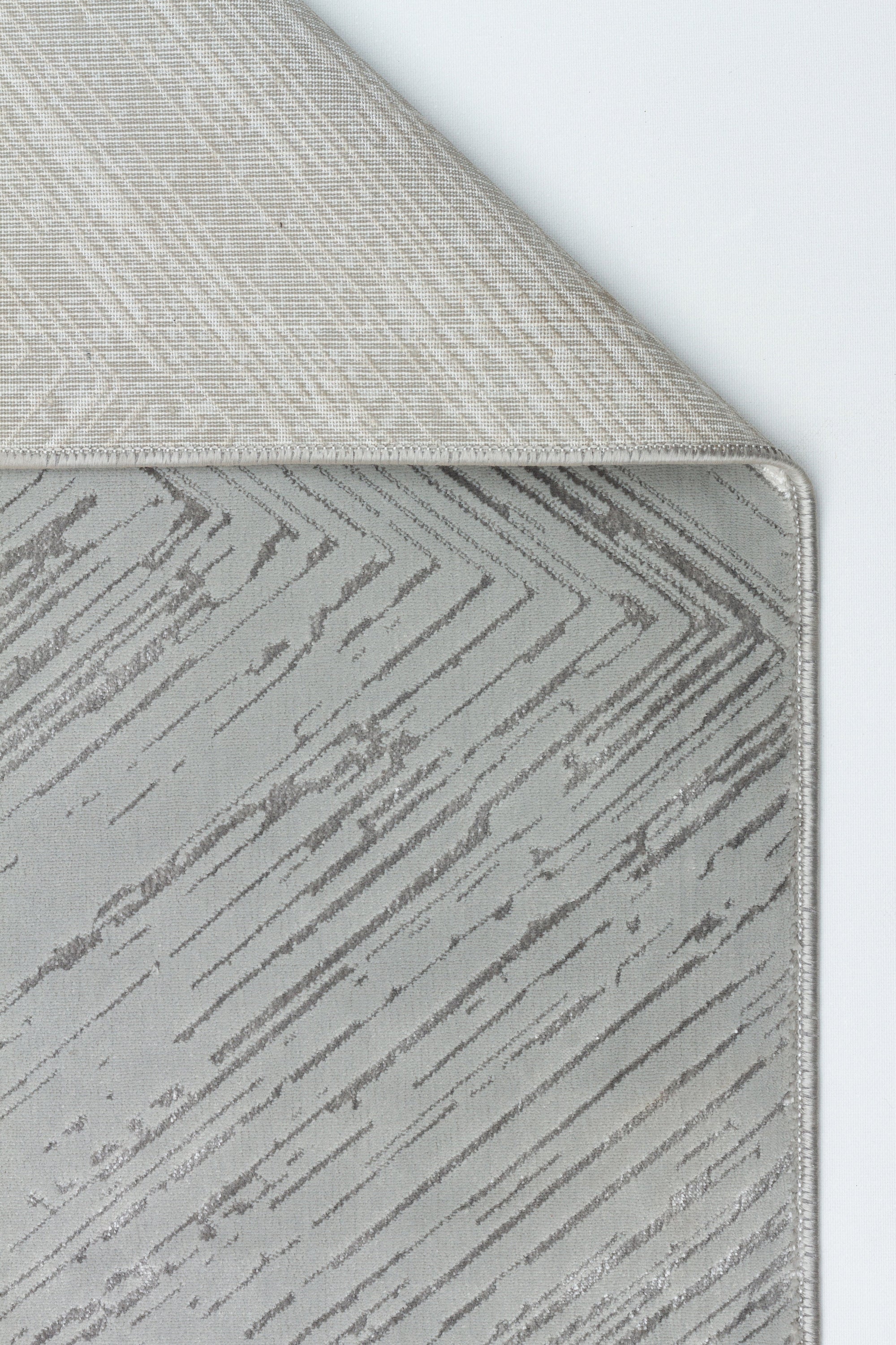 LOTUS C39-GRİ Sentetik Bambu Parlak Saten Salon Koridor Mutfak Halısı