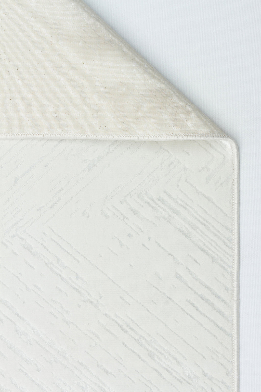 LOTUS C20-KREM Sentetik Bambu Parlak Saten Salon Koridor Mutfak Halısı-413