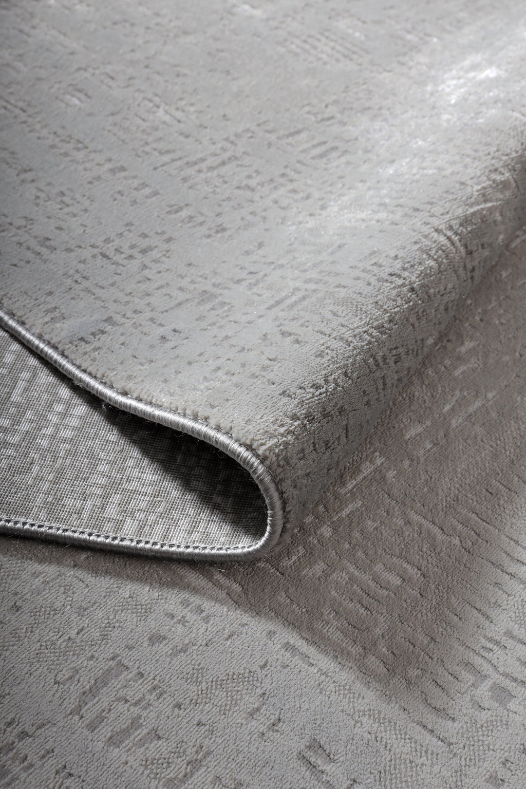 LOTUS C22-GRİ Sentetik Bambu Parlak Saten Salon Koridor Mutfak Halısı-910