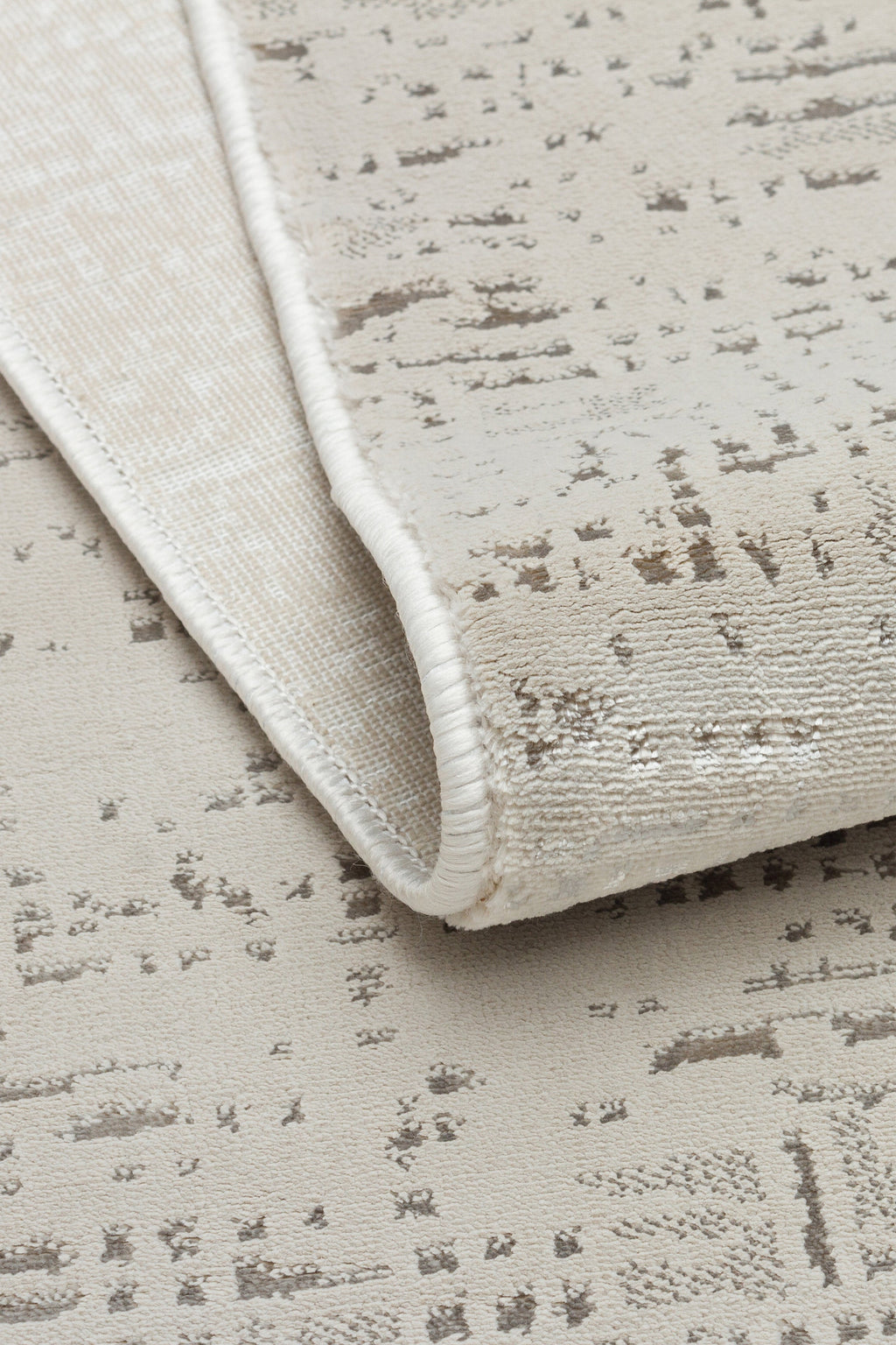 LOTUS C24-BEJ Sentetik Bambu Parlak Saten Salon Koridor Mutfak Halısı-910