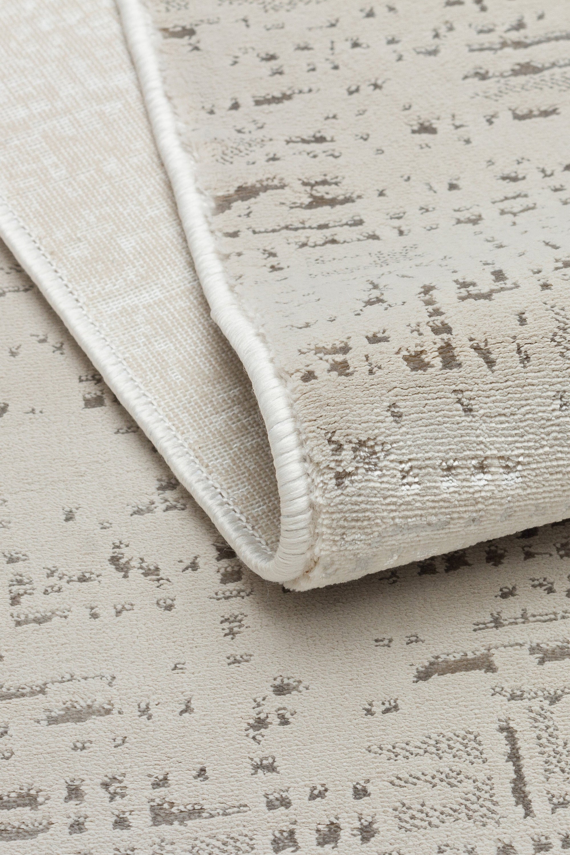 LOTUS C24-BEJ Sentetik Bambu Parlak Saten Salon Koridor Mutfak Halısı-910