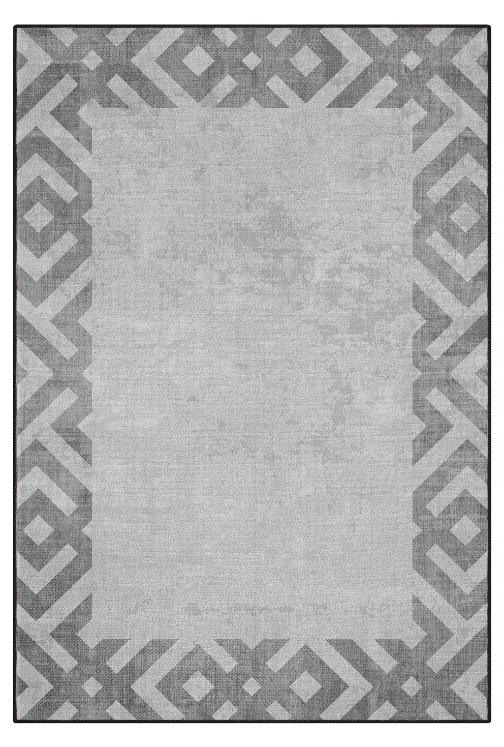 Arte M136-00 Modern Geometrik Desenli Dekoratif Dokuma Halı