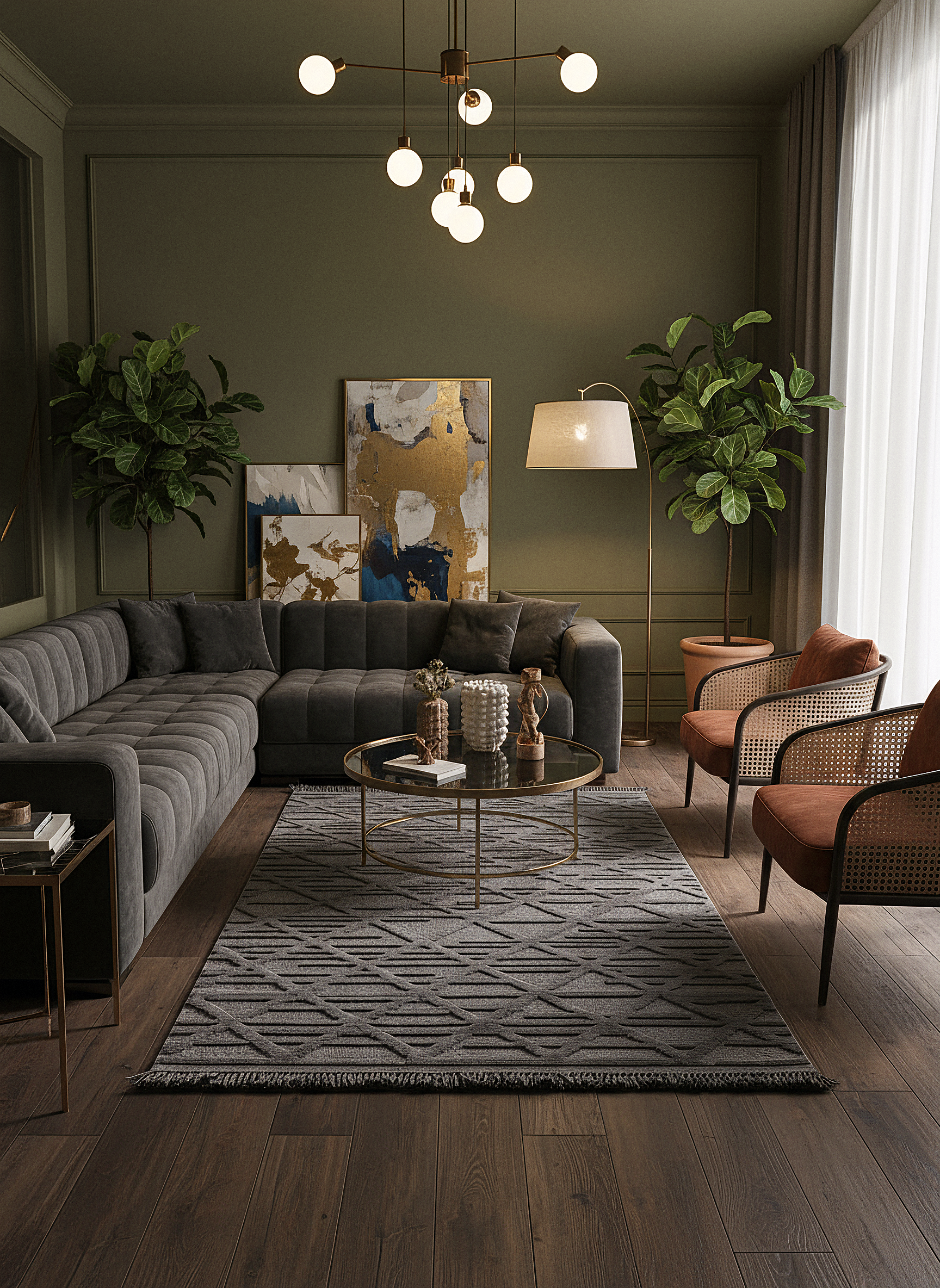 MİLAS C10-ANTRASİT Kabartmalı Modern Geometrik Desenli Salon Koridor Mutfak Halısı