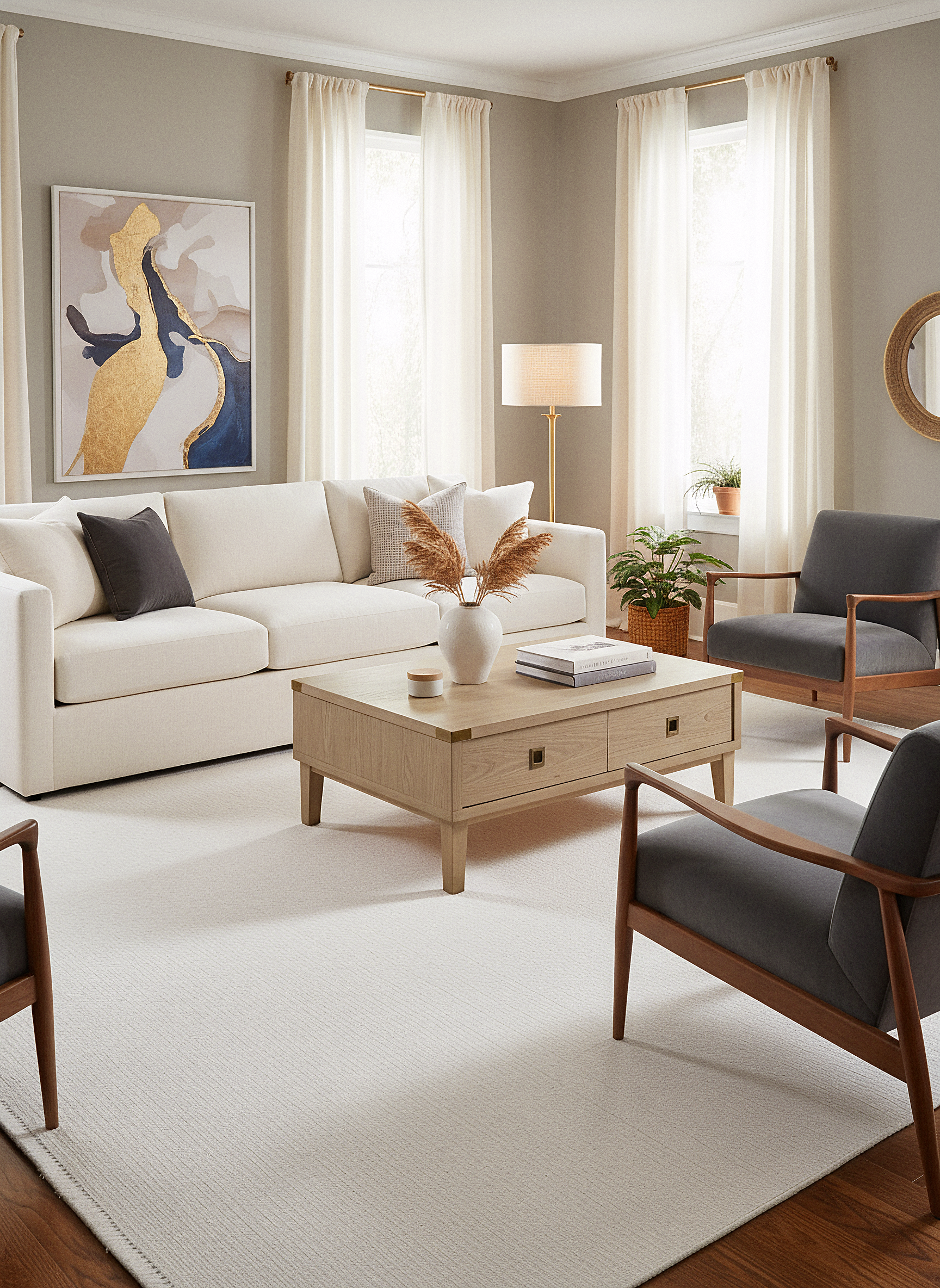 MODENA T-MO01 KREM  Sık Bukle Dokuma Yumuşak Salon Koridor Mutfak Halısı