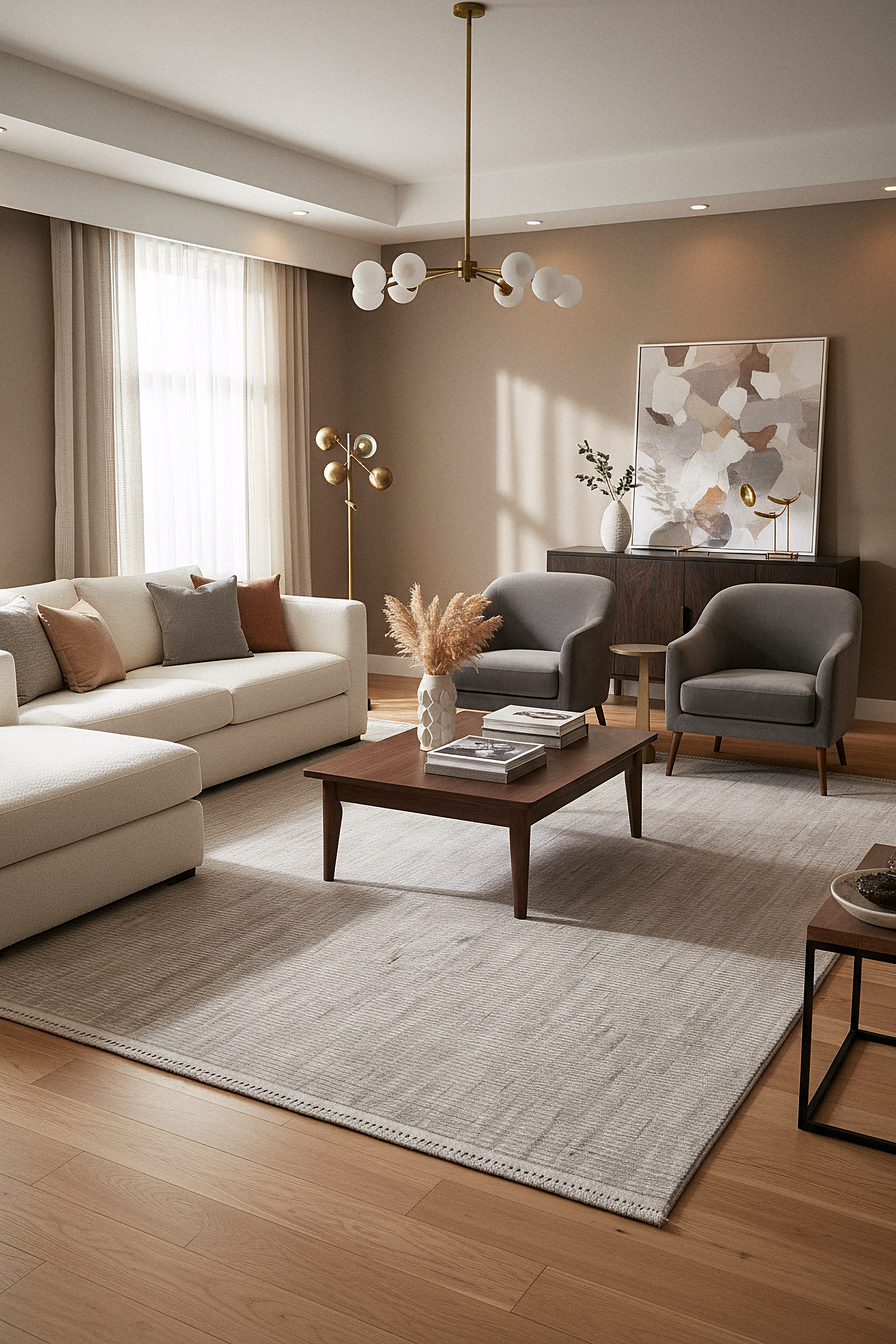 MODENA T-MO03 GRİ  Sık Bukle Dokuma Yumuşak Salon Koridor Mutfak Halısı