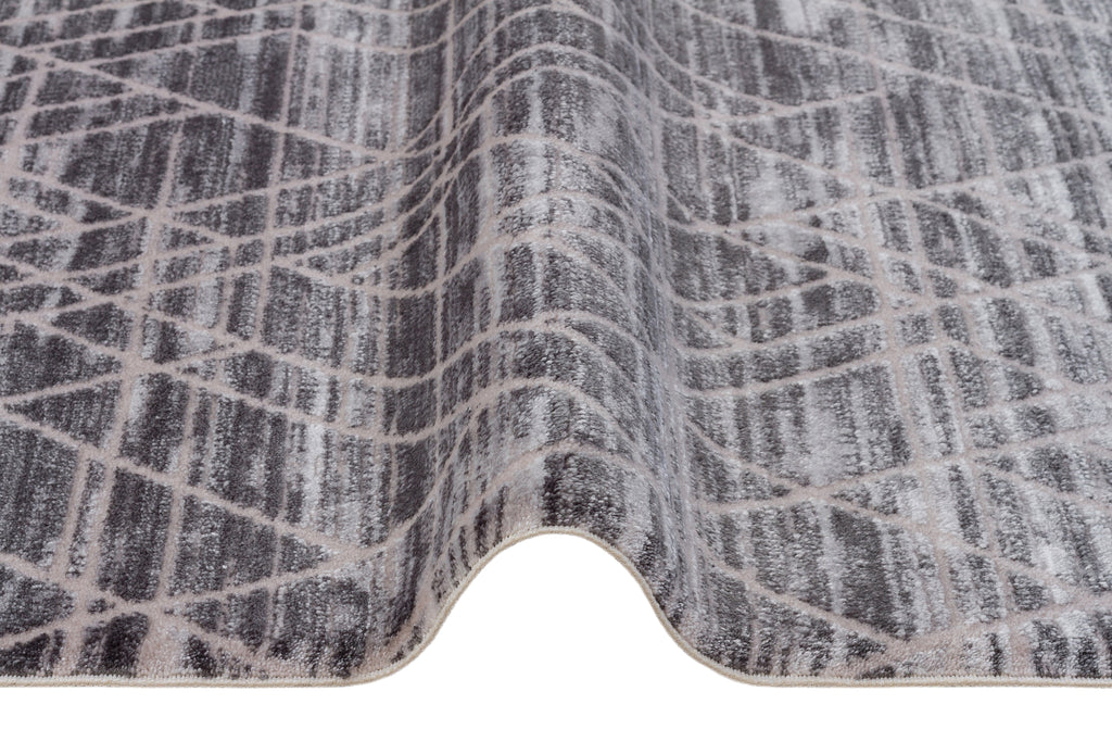 VERONA T-NR02 ANTRASİT Yumuşak Sık Pamuk Dokuma Taban Salon Koridor Mutfak Halısı