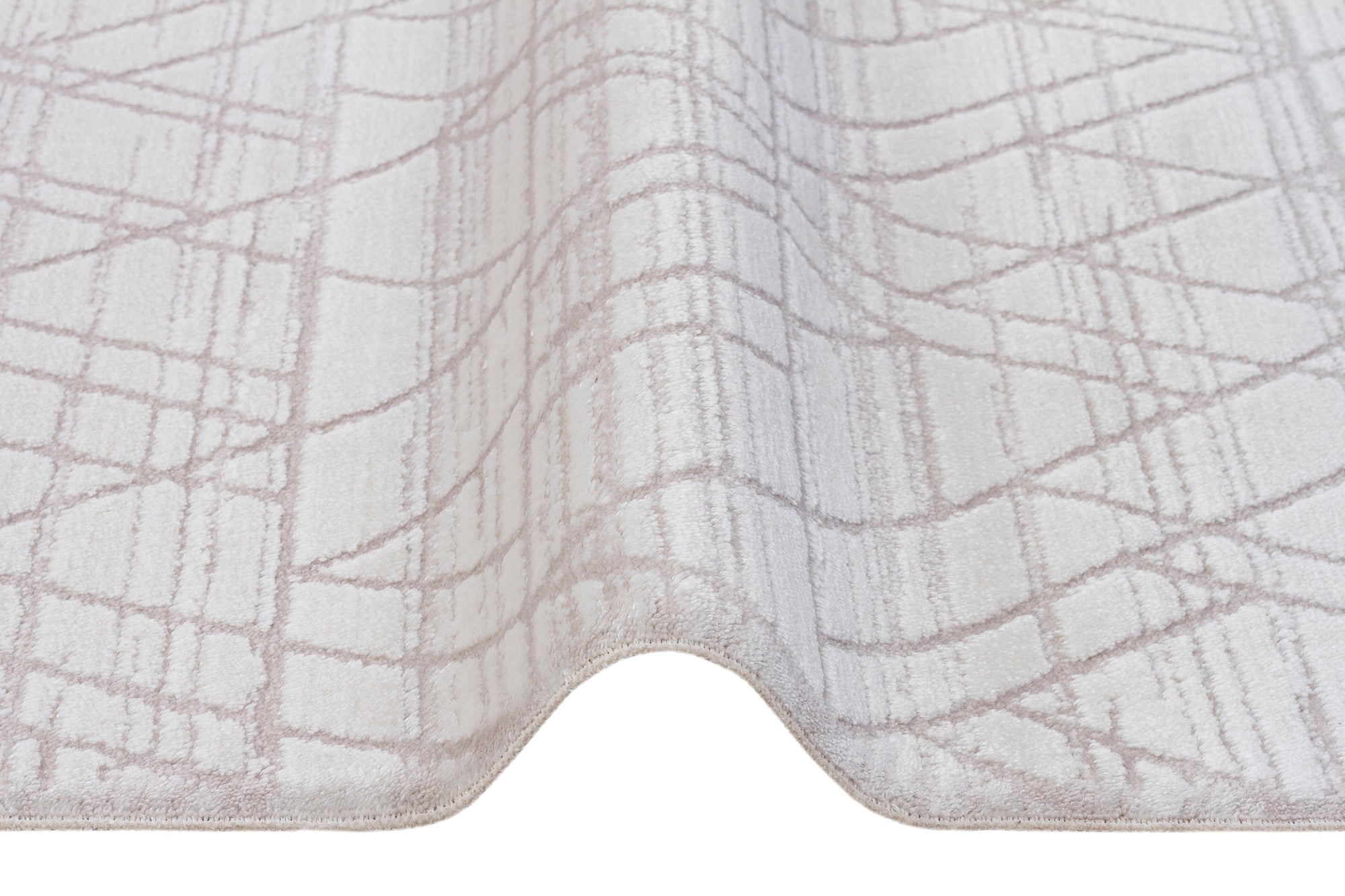 VERONA T-NR02 KREM Yumuşak Sık Pamuk Dokuma Taban Salon Koridor Mutfak Halısı