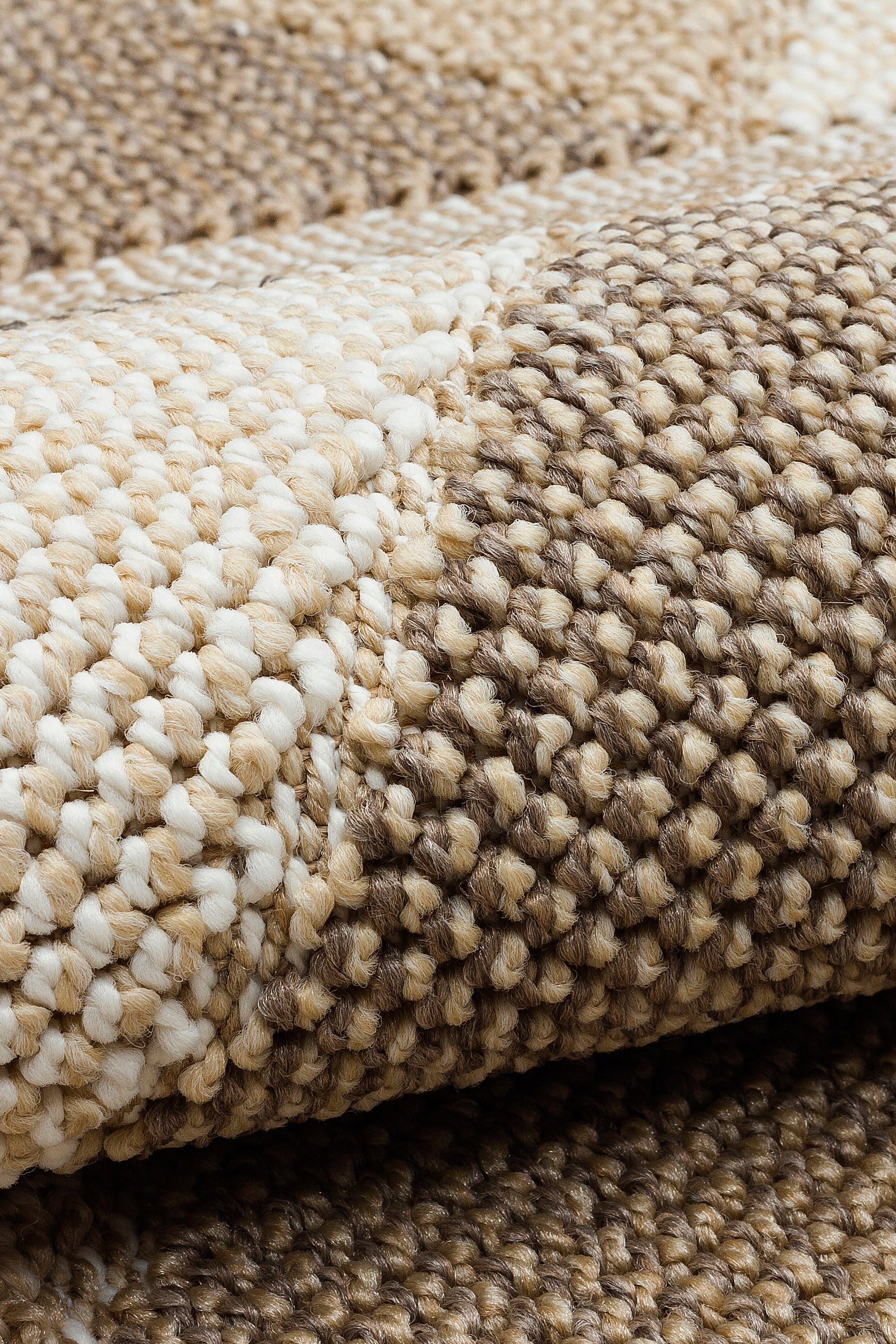 OSLO 5004-T KAHVE Yumuşak Bukle (Loop) Dokuma Geometrik Desenli Salon Mutfak Koridor Halısı