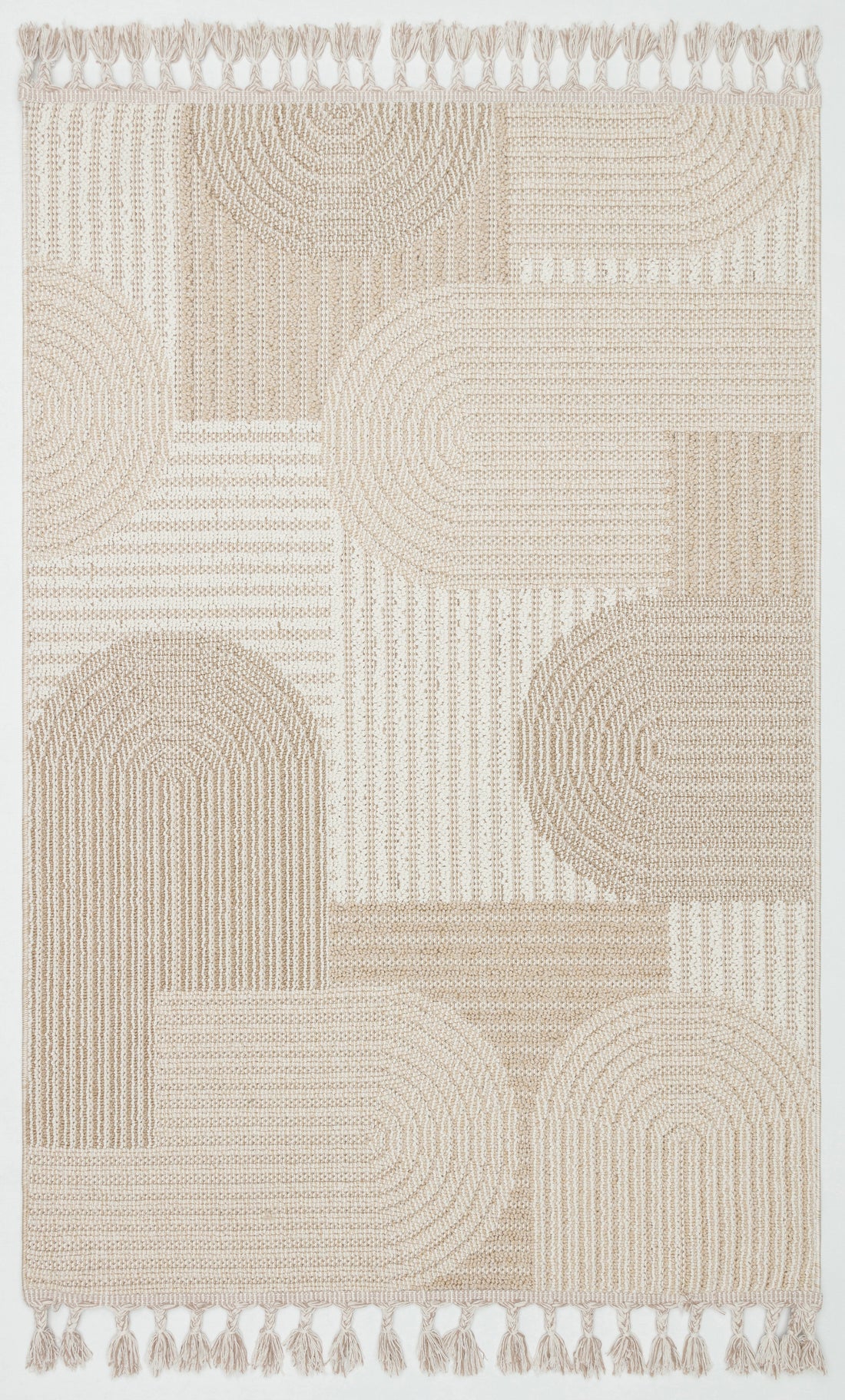 OSLO T-04 KAHVE Yumuşak Bukle (Loop)  Geometrik Desenli Salon HalısI