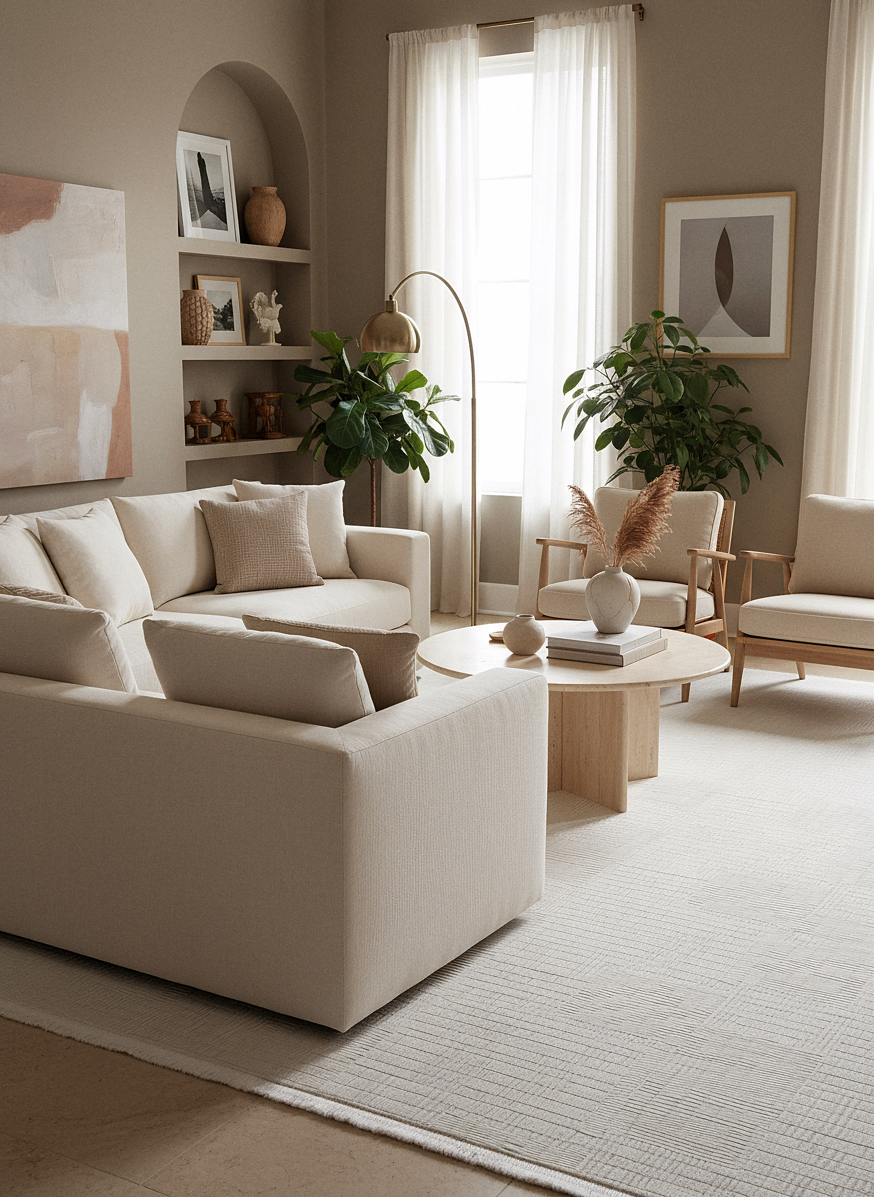 PRATO T-PR08 GRİ Akrilik Viskon Sık Dokuma Salon Koridor Mutfak Halısı