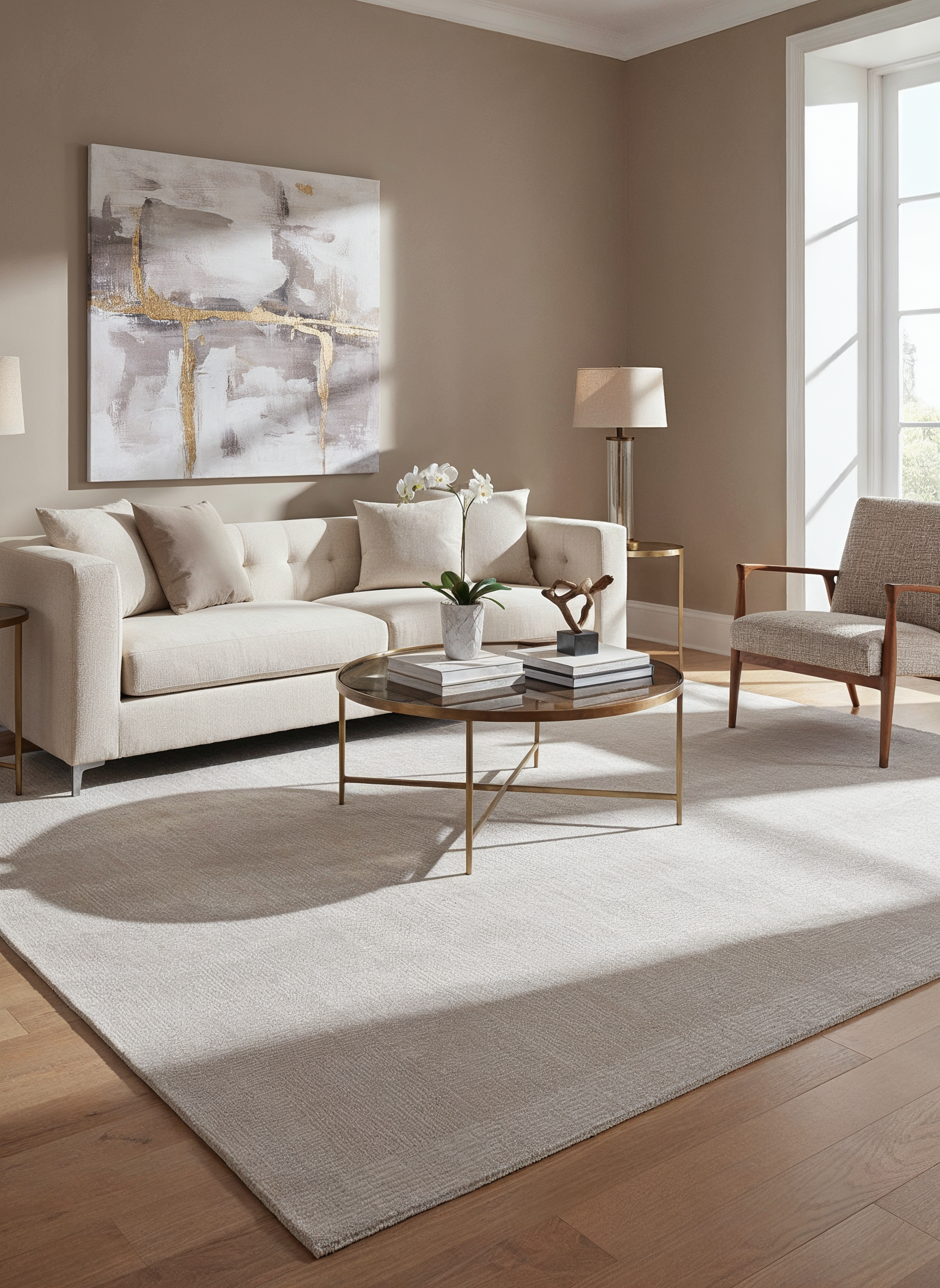 PRATO T-PR09 GRİ Akrilik Viskon Sık Dokuma Salon Koridor Mutfak Halısı