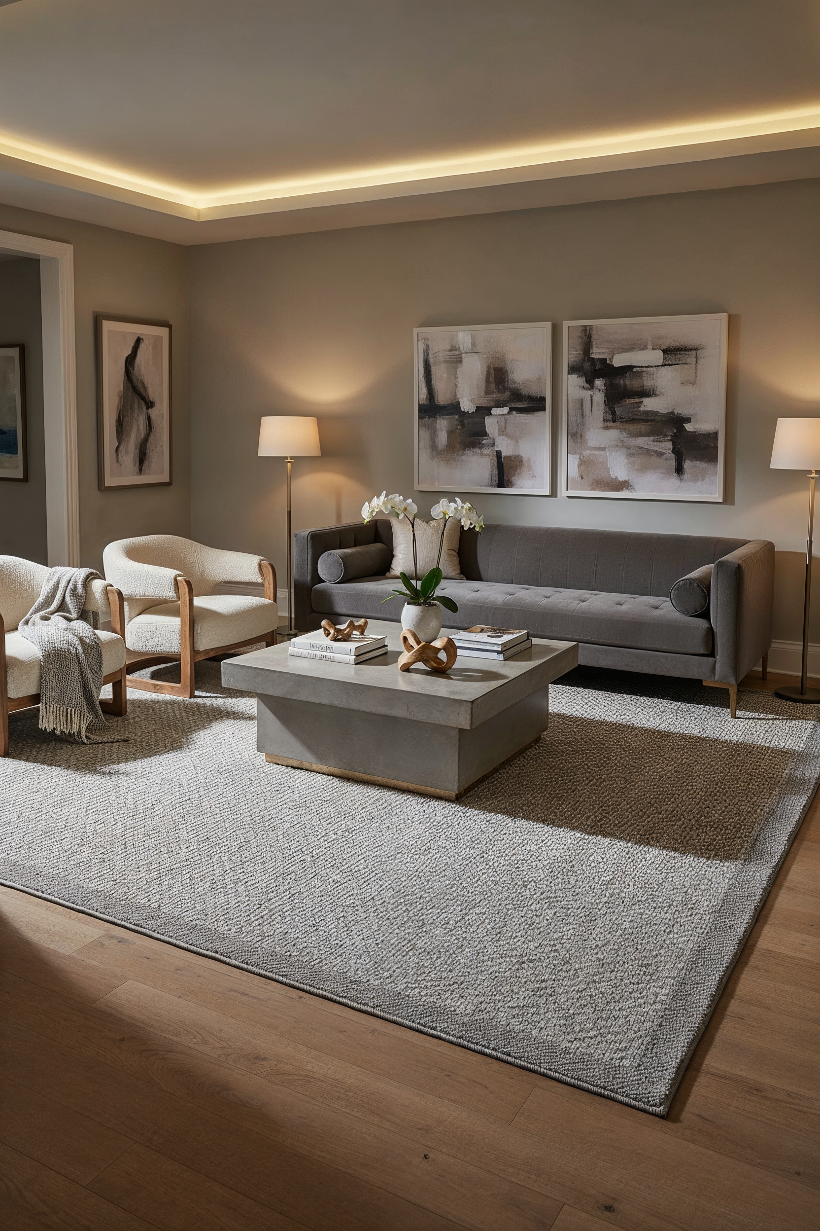 SİSAL EXTRA - VN01 GRİ Extra Kalın Jüt Hasır Dokulu Doğal Salon Mutfak Koridor Balkon Halısı