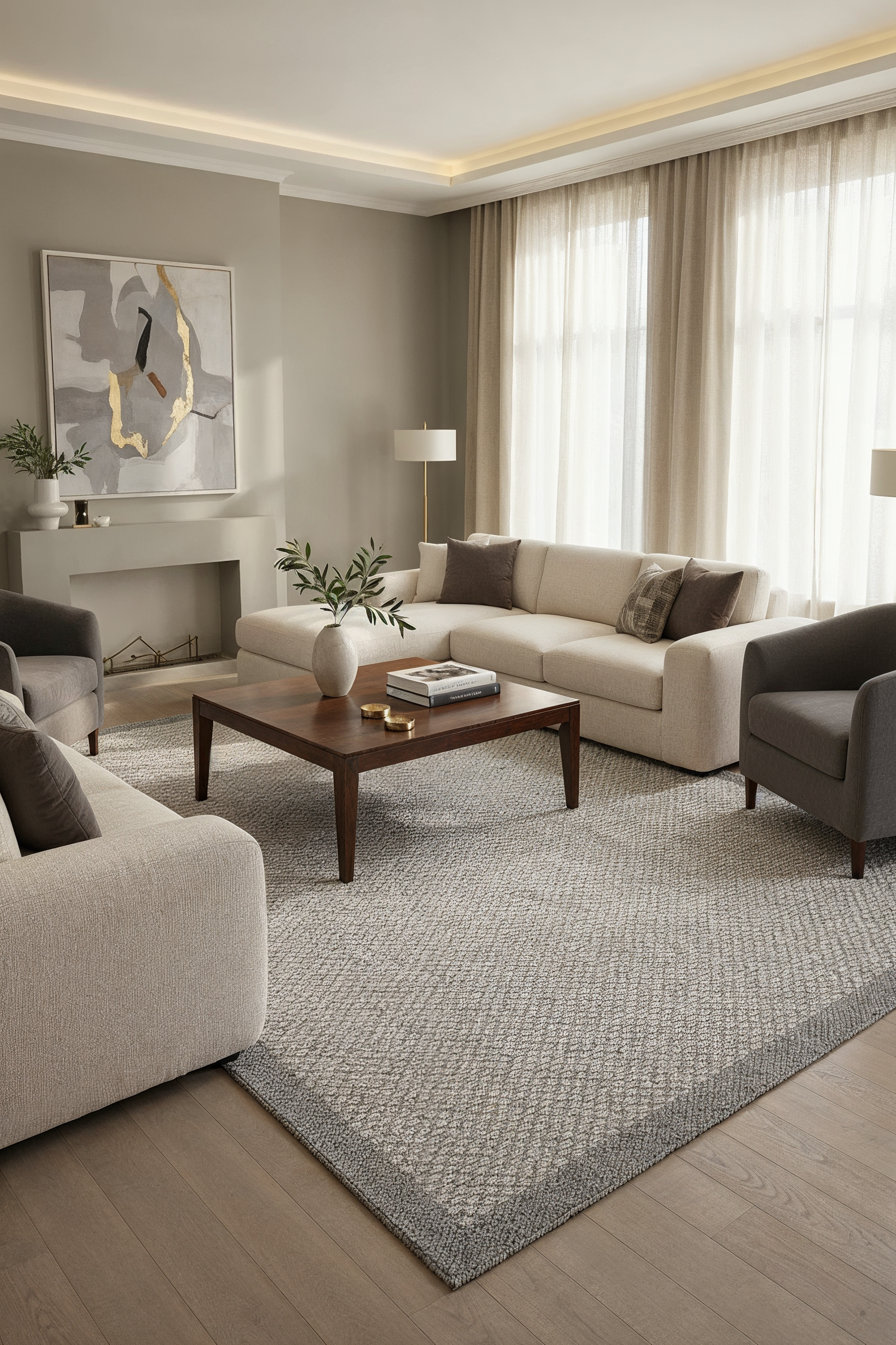 SİSAL EXTRA - VN01 GRİ Extra Kalın Jüt Hasır Dokulu Doğal Salon Mutfak Koridor Balkon Halısı