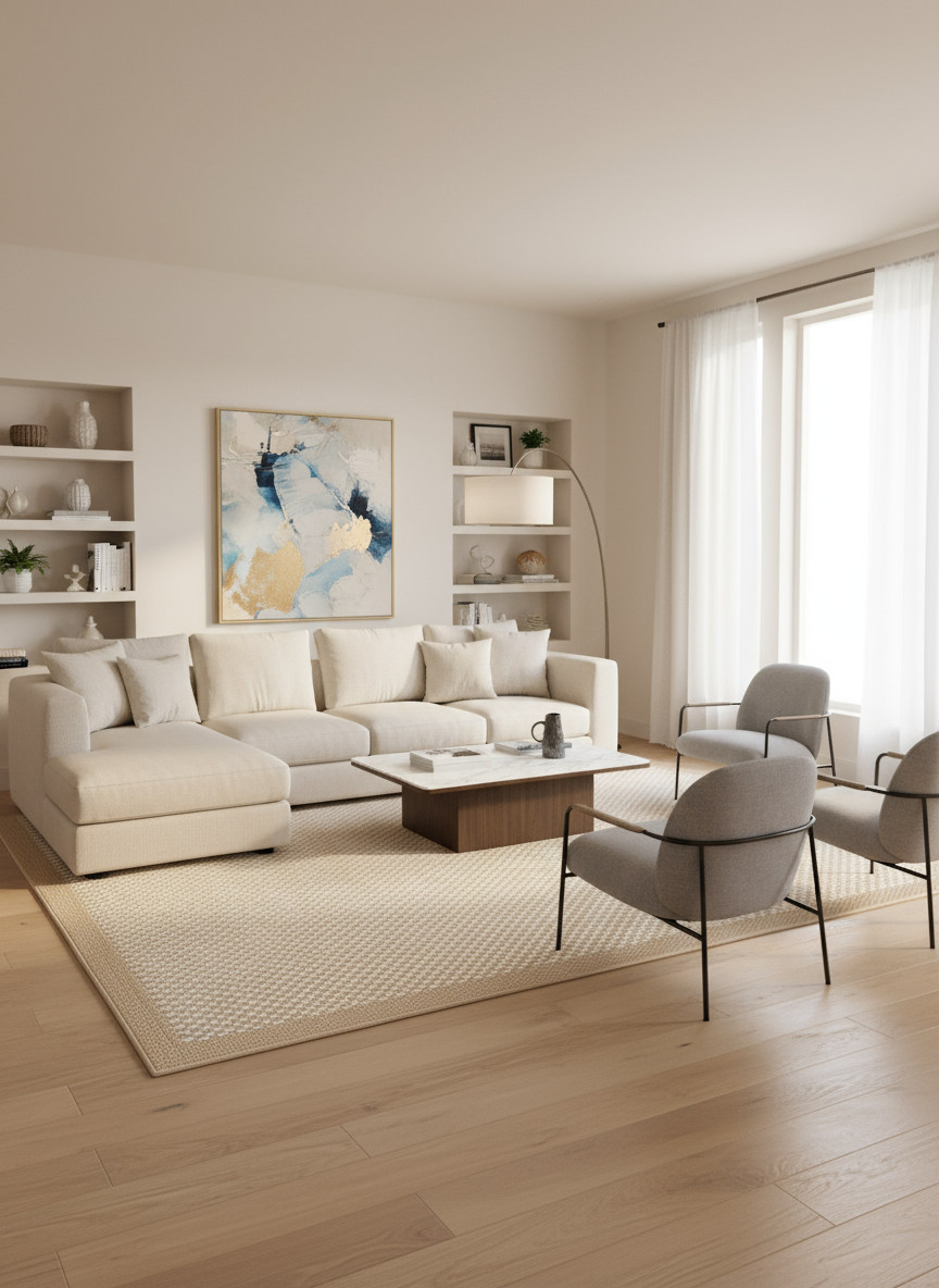 SİSAL EXTRA - VN03 NATURAL BEJ Extra Kalın Jüt Hasır Dokulu Doğal Salon Mutfak Koridor Balkon Halısı