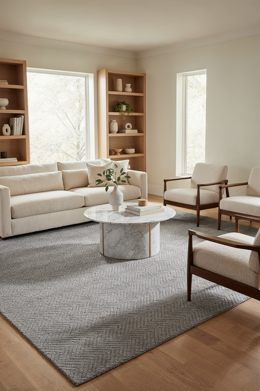 SİSAL EXTRA - VN07 GRİ Extra Kalın Jüt Hasır Dokulu Doğal Salon Mutfak Koridor Balkon Halısı