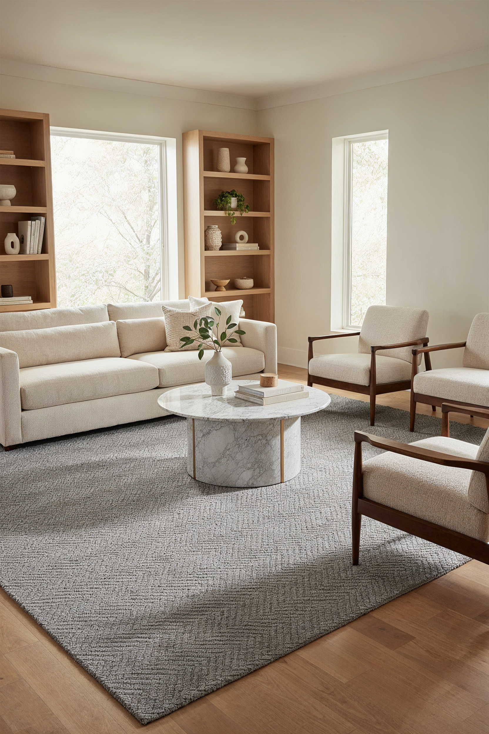 SİSAL EXTRA - VN07 GRİ Extra Kalın Jüt Hasır Dokulu Doğal Salon Mutfak Koridor Balkon Halısı