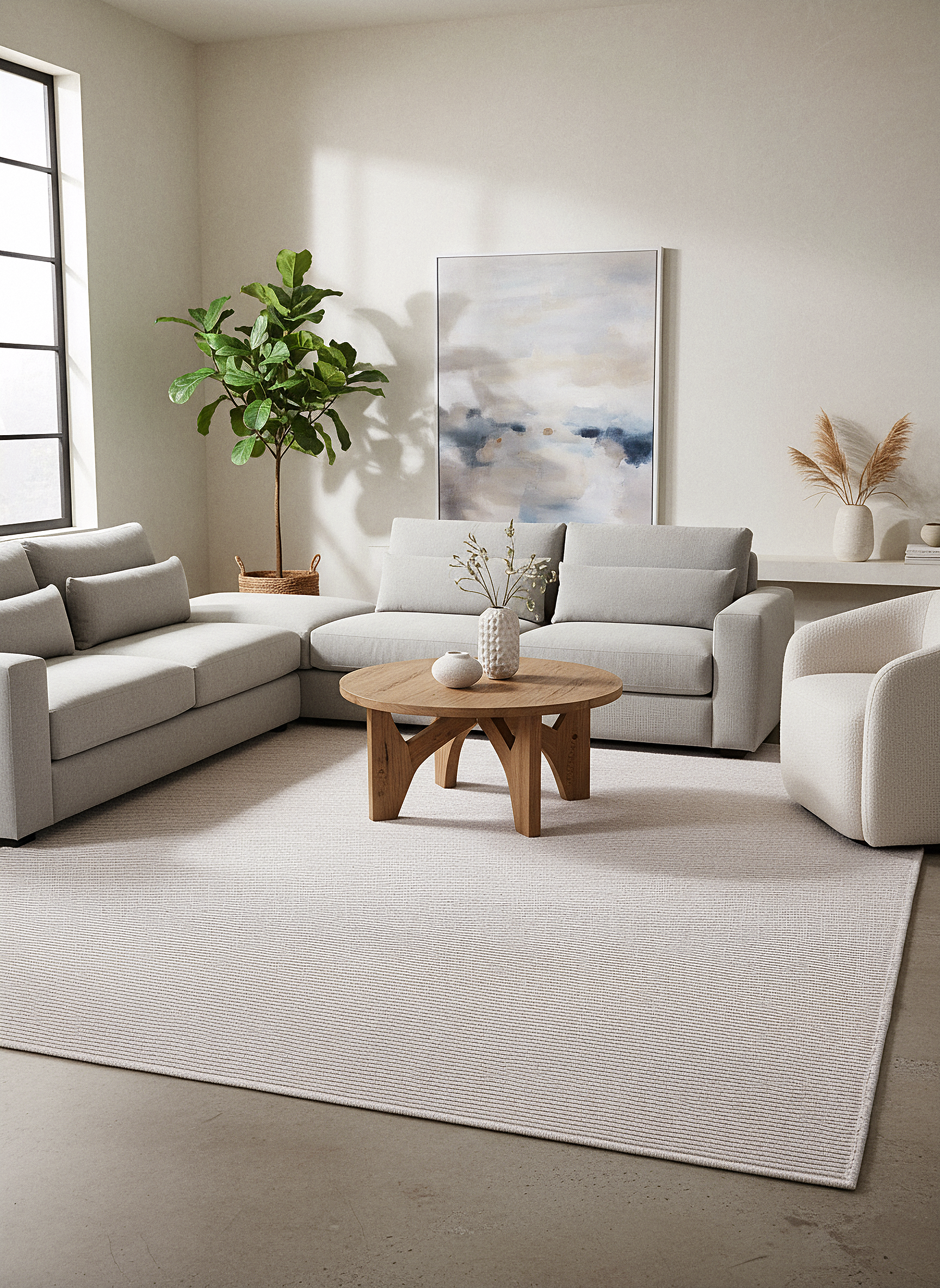 ŞÖNİL EXTRA - KAHVE Extra Kalın Kaymaz Taban İskandinav Desenli Salon Koridor Mutfak Şönil Dokuma Halı