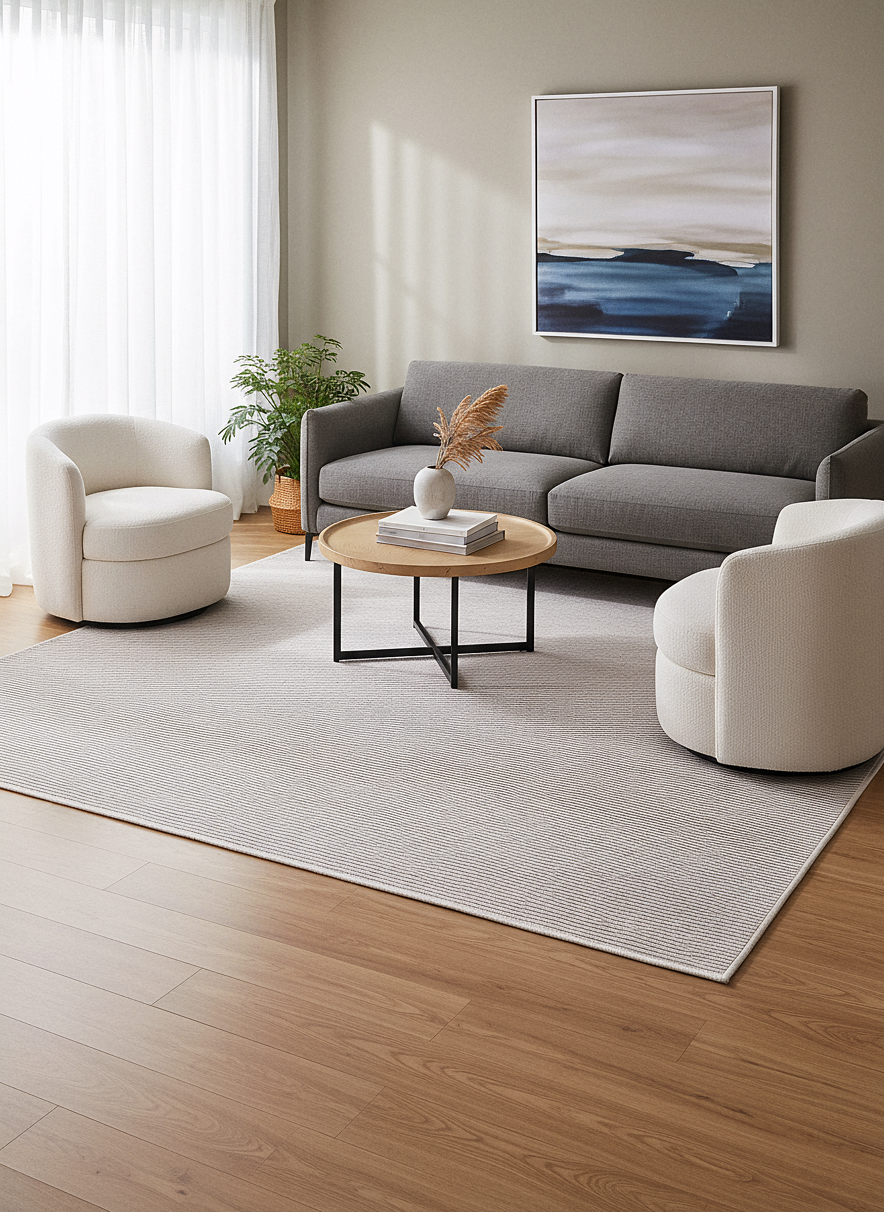 ŞÖNİL EXTRA - KAHVE Extra Kalın Kaymaz Taban İskandinav Desenli Salon Koridor Mutfak Şönil Dokuma Halı