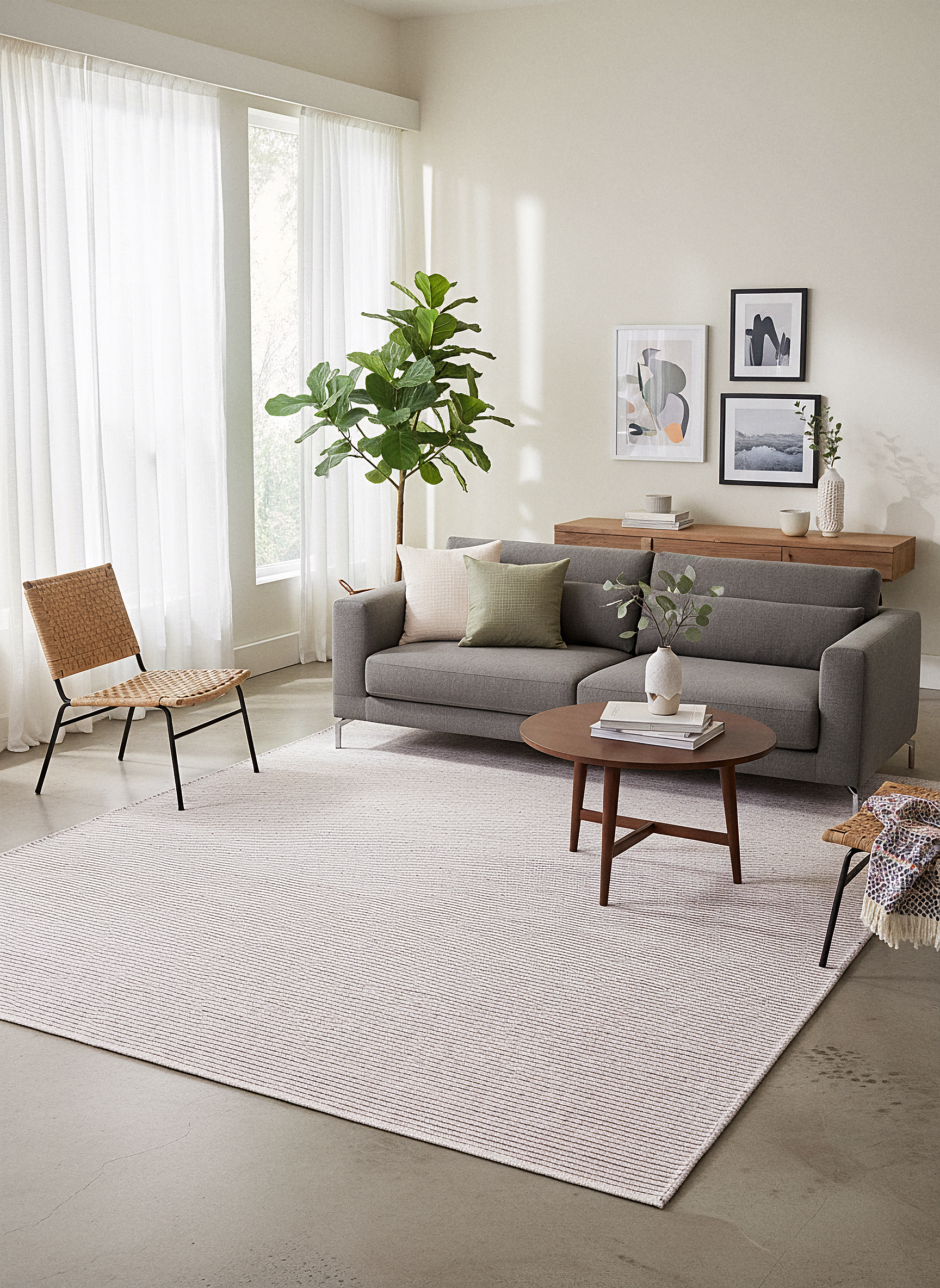 ŞÖNİL EXTRA - RENKLİ Extra Kalın Kaymaz Taban İskandinav Desenli Salon Koridor Mutfak Şönil Dokuma Halı