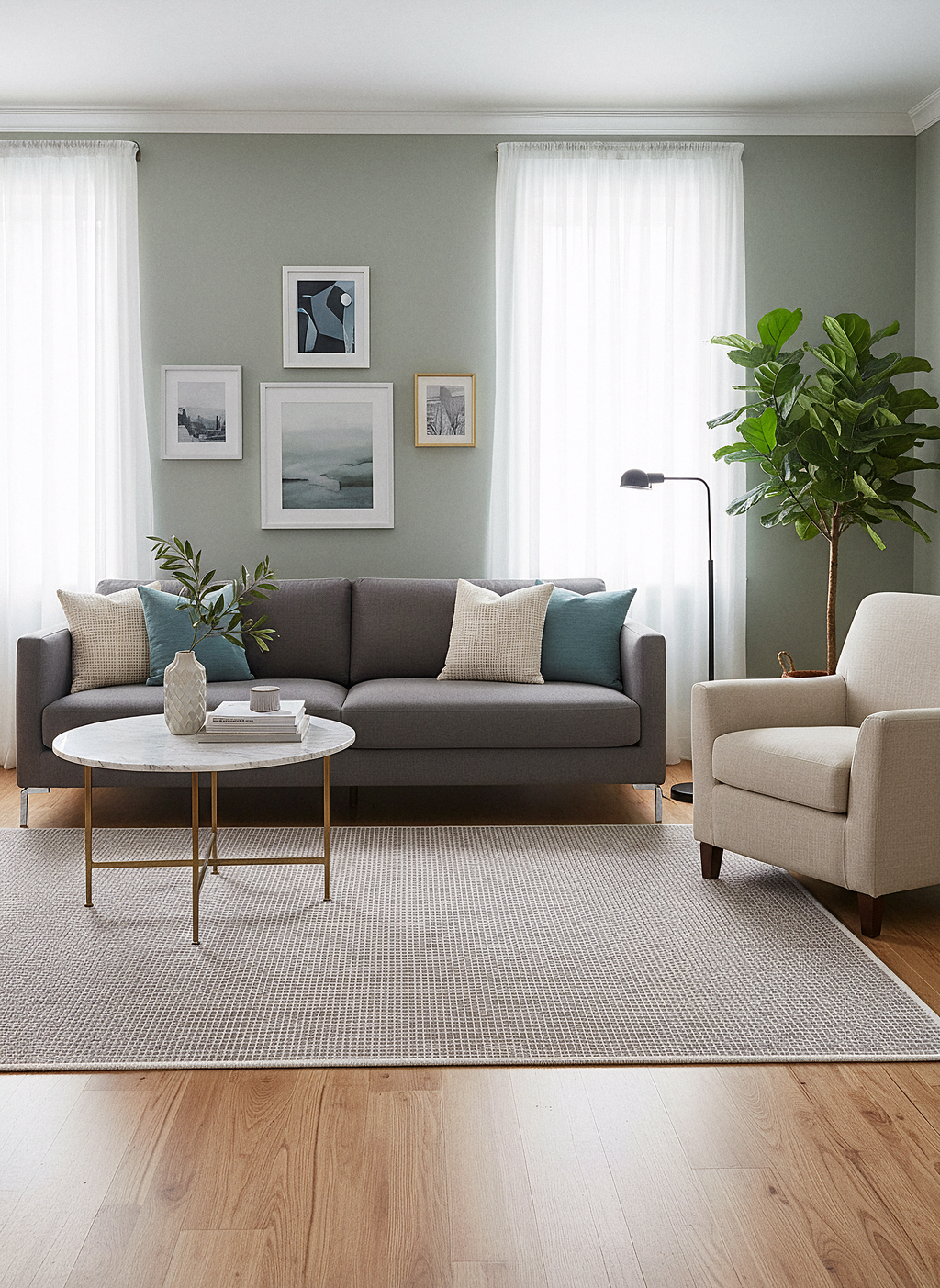 ŞÖNİL PANDORA - GRİ Makinede Yıkanabilir Modern Sade Salon Koridor Mutfak Şönil Dokuma Halı