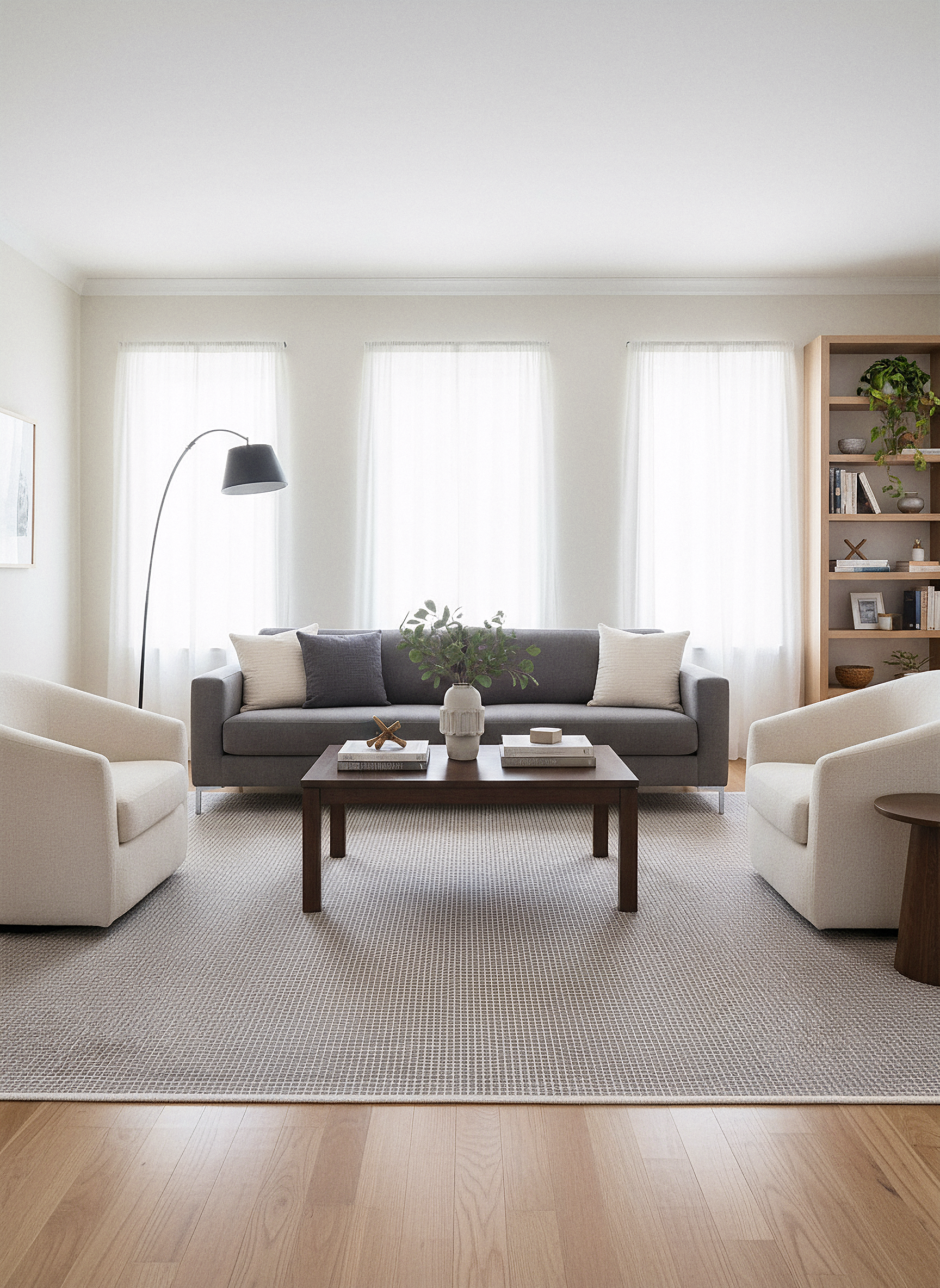 ŞÖNİL PANDORA - GRİ Makinede Yıkanabilir Modern Sade Salon Koridor Mutfak Şönil Dokuma Halı