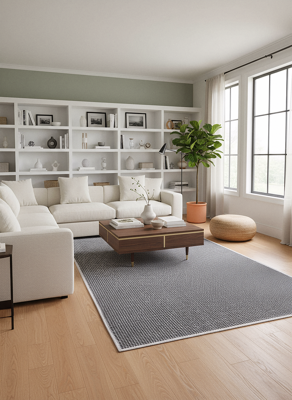 ŞÖNİL PANDORA - ANTRASİT Makinede Yıkanabilir Modern Sade Salon Koridor Mutfak Şönil Dokuma Halı