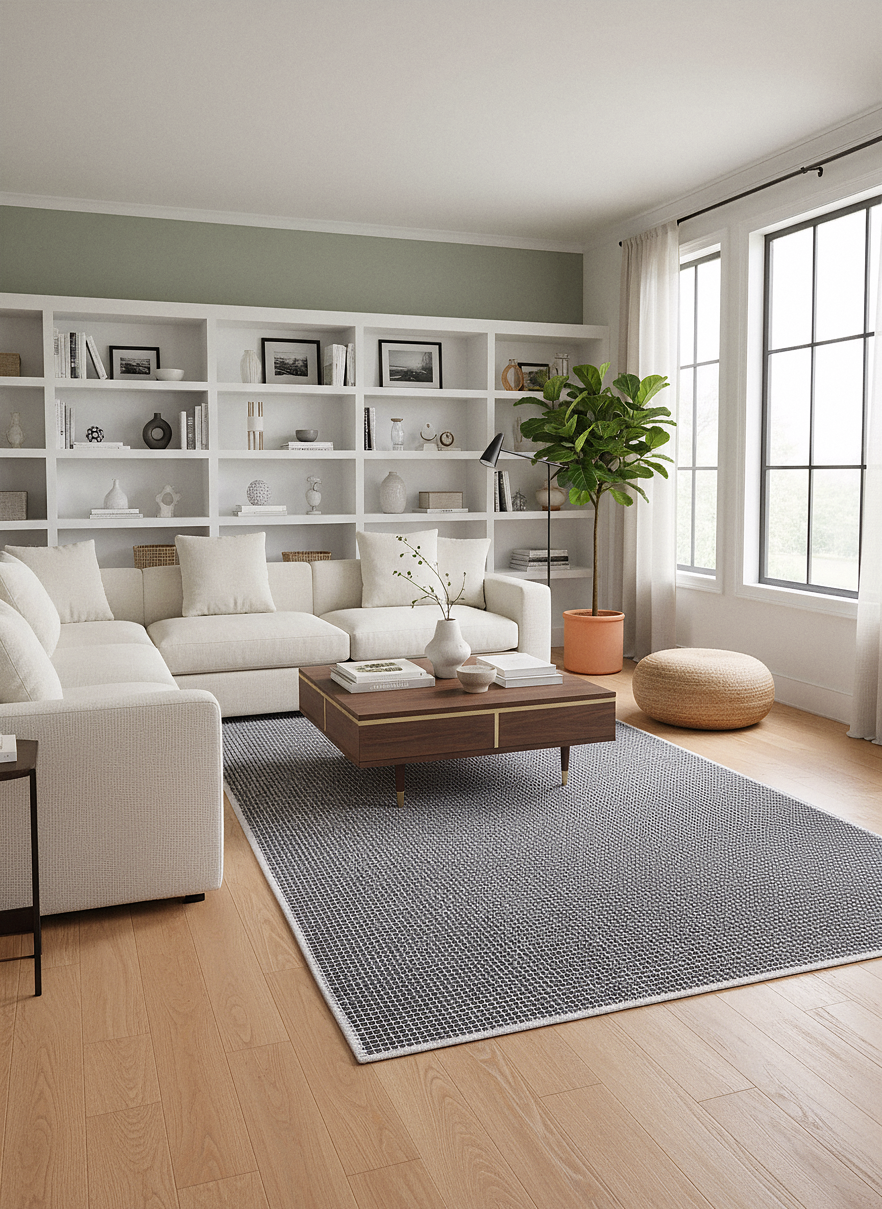 ŞÖNİL PANDORA - ANTRASİT Makinede Yıkanabilir Modern Sade Salon Koridor Mutfak Şönil Dokuma Halı